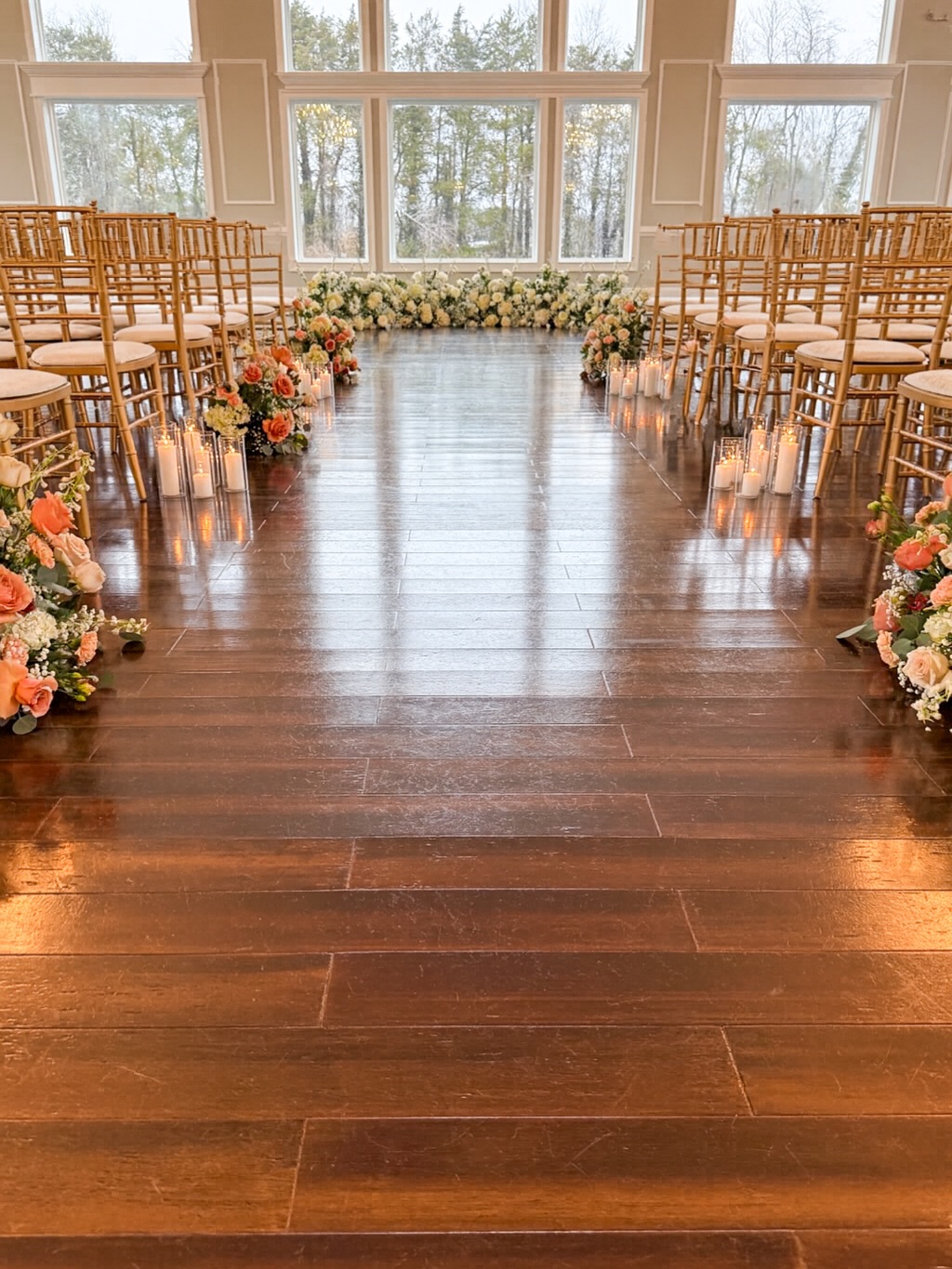 The colder weather can’t stop love! As the 2025 season comes to an end our team continues to be lucky enough to help numerous couples celebrate their special day! This beautiful couple came together on a cold Saturday in Virginia.
For the ceremony our bride envisioned the aisles lined with floral arrangements and candles leading to a lush ground meadow. Our team made that happen! We were such big fans of the colorful aisle markers but then keeping the main ceremony piece all white! The florals paired perfectly with the venues grand windows without taking away anything!
For the reception all of the vendors worked diligently to complete an impressive room flip! Every piece of the ceremony was repurposed to the reception, allowing the couples to get the most use of their florals. The statement floral pieces were divided amongst the room and also placed in the cocktail hour area! Our rented taper candles and hurricane vases added height to the tables and paired beautifully with the assortment of budvases! Congratulations to the beautiful young couple! 🤍
•
•
Vendors:
Venue: @blackhorsemanorr
Planning: @terrykayeevents
Photographer: @alexsimmsphoto
Florist: @frederickflowerfarm
DJ: @burnside_events
Beauty: @mbmbeauty_dmv
Shuttle Service: @pointtopointlimo
•
•
#frederickflowerfarm #frederickmd #frederickflorist #frederickweddingflorist #dmvflorist #dmvweddingflorist #virginiawedding #virginiaweddingflorist #blackhousemanor #winterwedding #winterweddingflorals #weddinginspo #weddingflorals #weddingfloralinspo #2025bride #2025wedding #2026bride #2026wedding