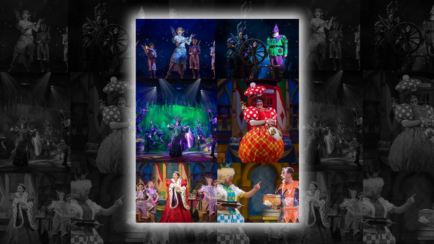 FIRST LOOK!
PRODUCTION IMAGES RELEASED FOR THE BELGRADE THEATRE'S ANNUAL PANTOMIME - SLEEPING BEAUTY
Artistic Director Corey Campbell, CEO Laura Elliot, and the whole team at the Belgrade Theatre are delighted to share production images for this year’s family favourite panto Sleeping Beauty, written by and starring by the award-winning Iain Lauchlan. Sleeping Beauty will play from Wednesday 19 November until Saturday 3 January 2026.
Snap up your seats today and join us for fairytale sets, outlandish costumes, a breathtaking dragon, a hilarious Dame and enough rip-roaring laughter to wake up even the heaviest of sleepers!