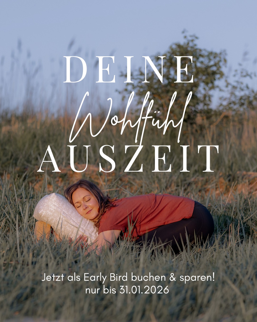 Es ist soweit: Die Türen für meine Retreats 2026 sind geöffnet. ✨
Ob du entschleunigen oder loslassen möchtest, diese beiden Auszeiten sind für dich.
Buche jetzt deine Wohlfühlzeit "Slow Down" oder "Let it go, let it flow" im @okelmanns.
💛 Super Early Bird bis zum 31.01.2026!
✨ Für dich & deinen Lieblingsmenschen
Gemeinsam loslassen = doppelte Freude!
Wenn ihr ein Doppelzimmer bis 31.01.2026 bucht, erhält deine Begleitung 50 % Rabatt auf das Yoga- & Entspannungspaket.
Freu dich auf:
🧘♀️ Somatisches Yoga
🎶 Sound Bath & Yoga Nidra
🌬️ Atemreise & Meditation
✍️ Journaling
🌿 Workshop
🧖♀️ Sauna & Hot Tub
🥗 eine nährende und wohltuende Verpflegung uvm.
🦙 optional: Alpaka-Wanderung +
💆🏻♀️ Massage (zubuchbar)
Sicher dir jetzt deinen Platz unter:
www.jederkannentspannen.de/
yoga-retreats (Link in Bio)
Ich freu mich auf dich!
Caro 🌿
#jederkannentspannen #okelmanns #yogaretreat2026 #yogaimnorden
.
.
.
#yinyoga #practice #transformation #somatic #shakethedust #retreat #yogatherapie #emodiedyoga #embodiment