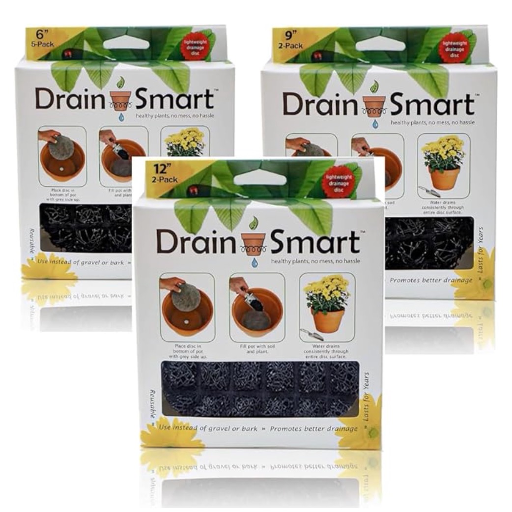 Get 10% OFF on Amazon for a limited time on our new Drain Smart Bundle Pack!
Plant lovers — this one’s for you!
We’ve bundled your favorites into one convenient set:
✔️ 6" – 5-pack
✔️ 9" – 2-pack
✔️ 12" – 2-pack
Perfect for every pot — from tiny herbs to big, beautiful planters.
And the best part?
Give your plants the drainage they deserve and stock up in one easy purchase. Shop the new Bundle Pack today and Plant Smarter with Drain Smart! Now on Amazon or Drainsmartusa.com.
#DrainSmart #PlantSmarter #BundleAndSave #PlantCare #IndoorPlants #OutdoorGardening #AmazonFinds