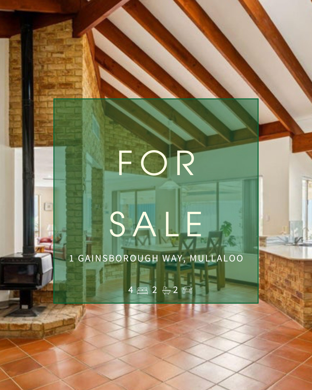 Welcome, Home!
1 GAINSBOROUGH WAY, MULLALOO
4 Bedrooms, 2 Bathrooms, 2 Cars
Commanding a standout corner presence opposite the tranquil greens and shimmering waters of lakeside Wolinski Park, this spacious and solid 4 bedroom 2 bathroom plus study family haven set on a large 748sqm block (Zoned R20 - potential for a corner lot subdivision subject to relevant approvals) puts Mullaloo's iconic coastline just footsteps from your front door.
Sensual sea breezes and evening strolls around the lake at sunset become part of your everyday rhythm here - all wrapped in the comforting embrace of a charming and established home with generous proportions, multiple living zones and room for everyone to spread out in style.
The opportunity to add your own personal modern touches throughout should not be underestimated either - but for now, there is more than enough for you and your loved ones to smile about and appreciate.
Off the tiled entry foyer, a sunken and carpeted front lounge room makes an instant first impression with its splendid park views and built-in corner storage - all overlooked by the carpeted formal dining room that is also reserved for those special occasions.
Samuel Hedges
0422530026
#perthrealestate #propertyperth #realestateperth #perthhomes #perthbuilders #reiwa #wabuilders #perthbuilder
#realtor #realestateagent #househunting #property #luxuryrealestate #realty #realtorlife #dreamhome #properties #justlisted #broker #newhome #realestatelife #waproperty #perthhouses #perthrealestateagent #perthpropertymarket