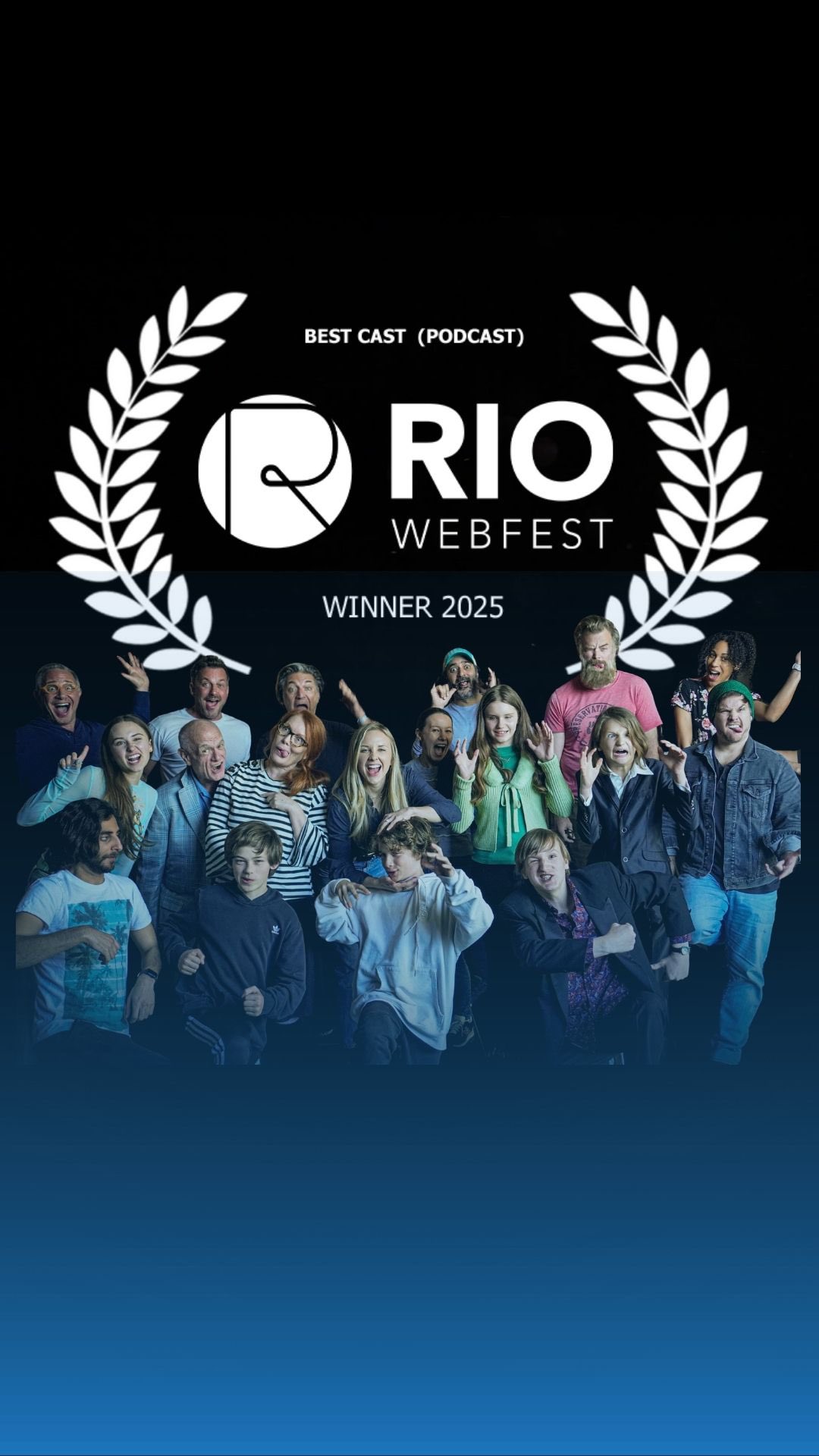 CONGRATULATIONS Cast of “When Wendy Grew Up”! You won Best Cast at @riowebfest!! 🎉 🏆