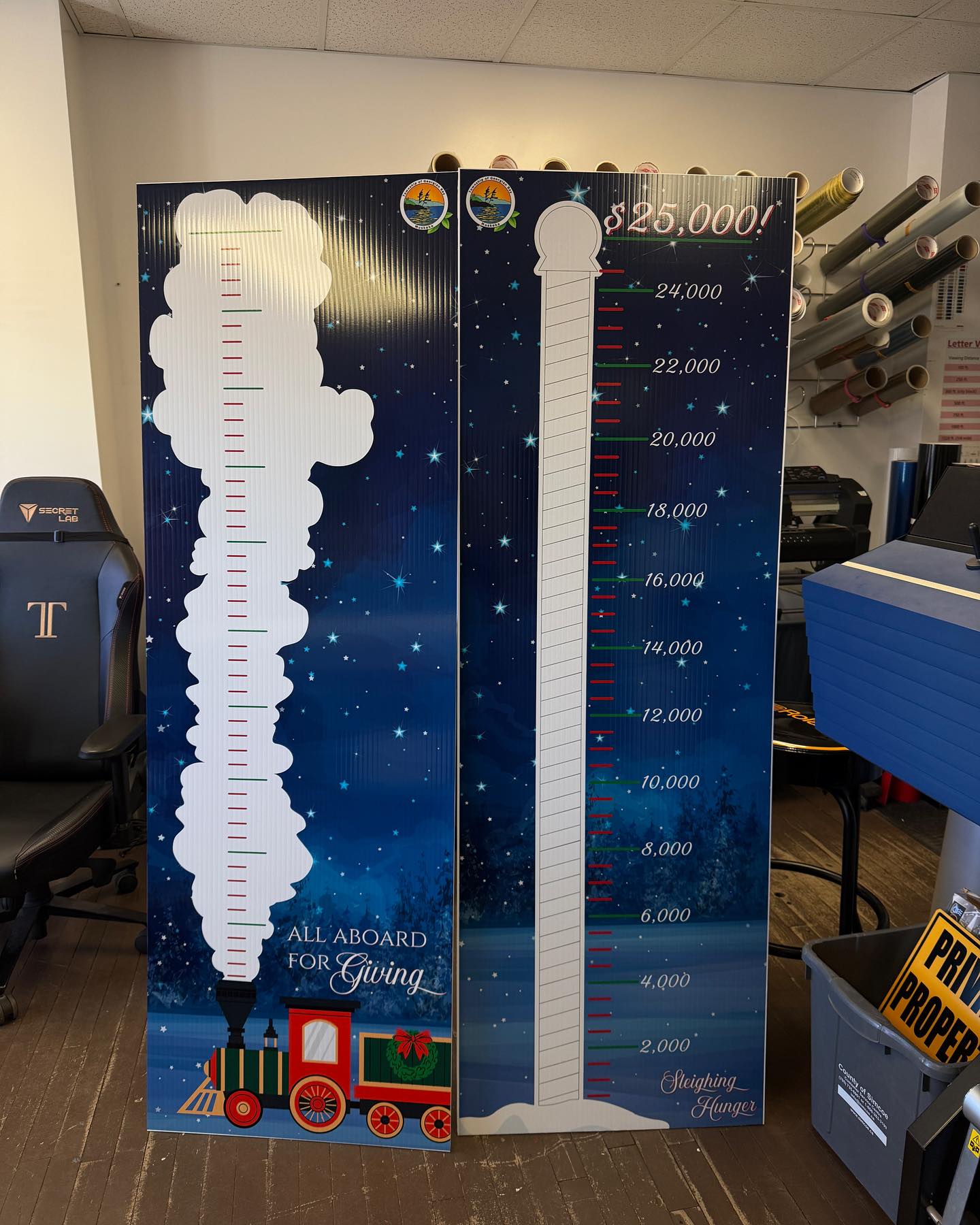 We had a lot of fun getting creative with these fundraiser signs for Georgian Bay Township!
#signage #grahicdesign #customsignage #signagedesign