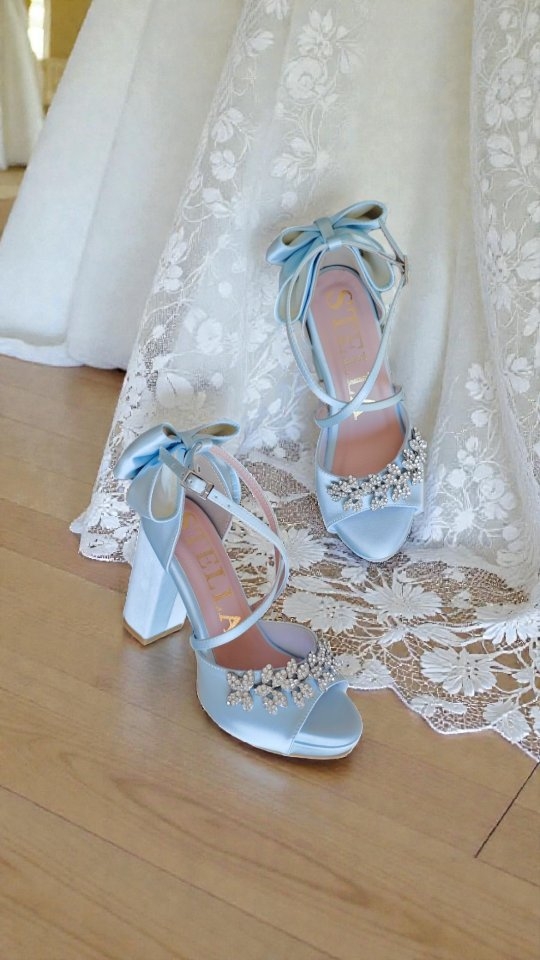 Zapatos de novia Azul Celeste 💧🩵