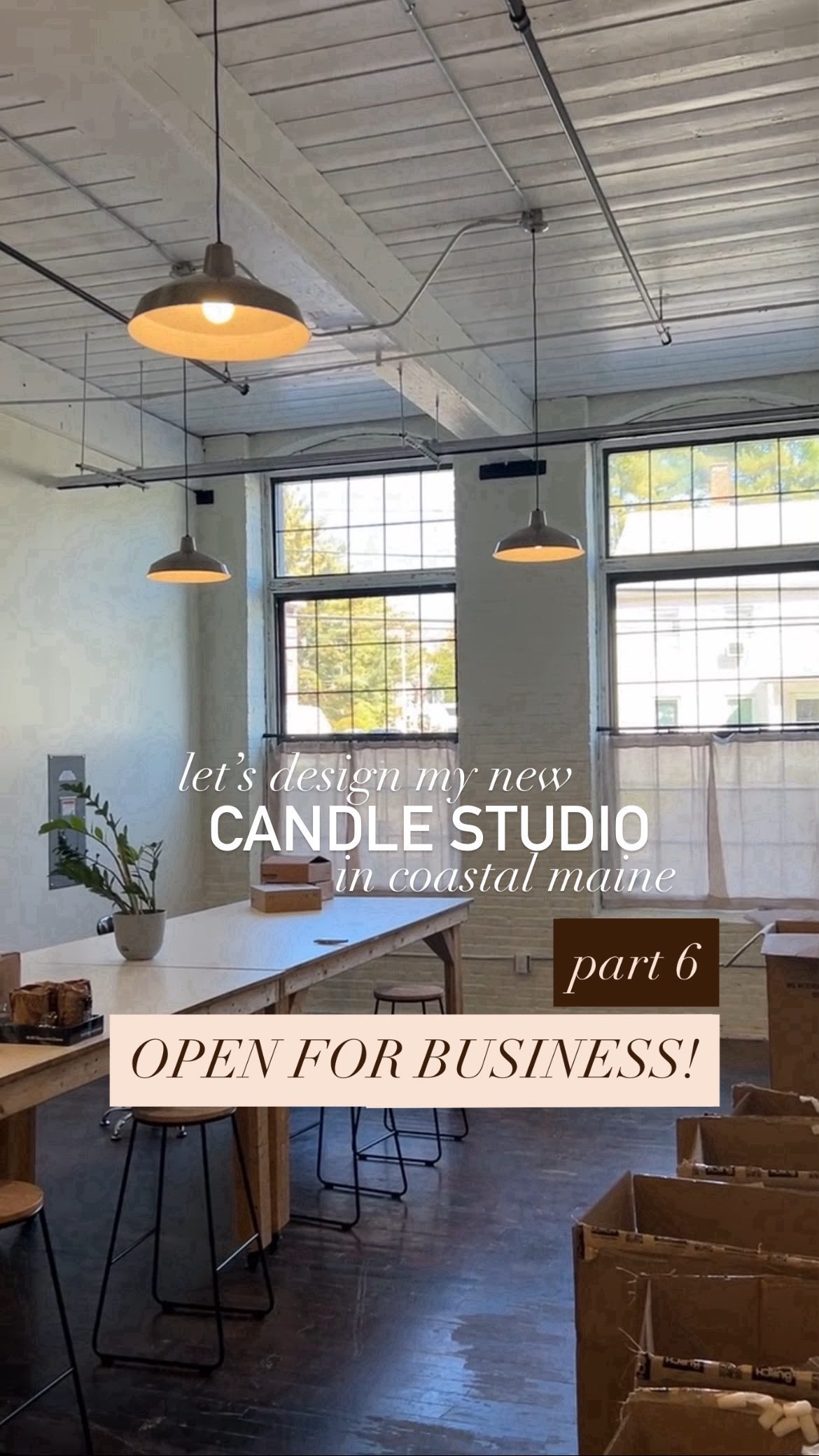 OPEN FOR BIZ, BABY!
.
.
.
Candle studio, coastal Maine, small business, candle bar, things to do in Maine