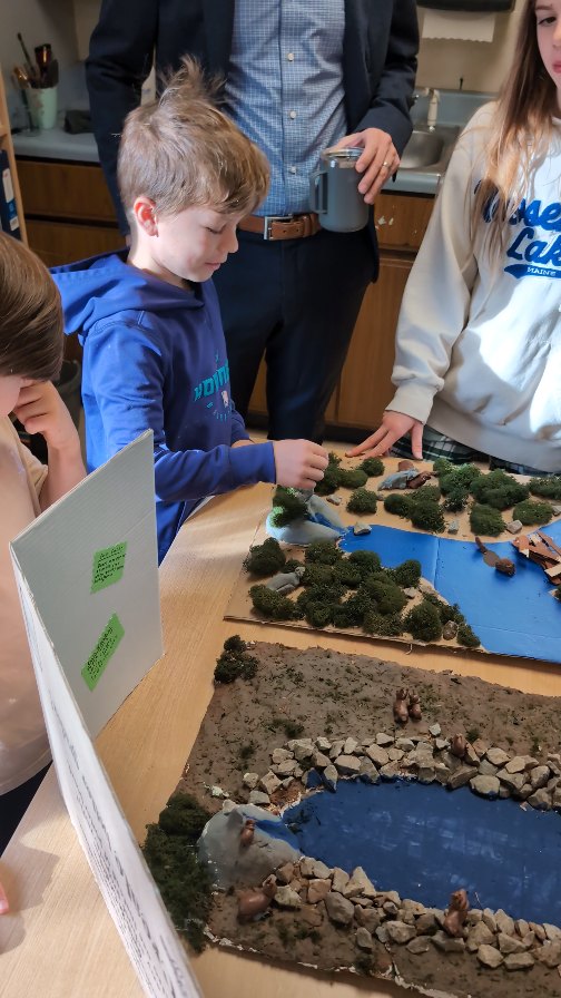 #TBT Our fourth graders proudly hosted their River Rangers project culmination! After weeks of exploring river ecosystems, water quality, geology, aquatic organisms, and the rock cycle, students showcased their learning through models, tri-folds, educational games, and hands-on science experiments. 🌊🪨
Their work reflects both careful research and a strong grasp of the interconnected systems that shape our natural world. Way to go, Fourth Grade Team!
#DukeSchool #DukeSchoolProjectWork #OnlyAtDukeSchool #PrivateSchool #ElementarySchool #LowerSchool #Durham #SchoolDurham #IndependetSchool