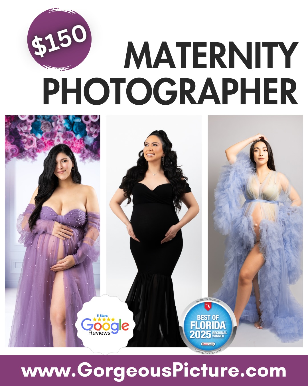 📸 Orlando’s Maternity Photography Studio
Your journey deserves to be captured beautifully
At Gorgeous Picture, maternity photography is one of our best-selling services — and for a reason. We specialize in elegant, timeless portraits that celebrate motherhood, confidence, and connection.
📸 What we offer (by appointment only):
• Maternity
• Newborn & Cake Smash
• Birthday & Graduation Sessions
• Professional Headshots
• Event Photography: Quinceañeras, Sweet 16, Weddings & Corporate Events
💎 Why clients choose Gorgeous Picture:
✔ Professional studio photography
✔ Over 5 years in business
✔ 120+ Google reviews
✔ Experienced, professional photographers
✔ Clean, elegant, high-quality results
💲 Studio sessions start at $150
📍 Orlando, FL
✨ Whether you’re expecting, celebrating, or planning a special event — you’re in the right place.
👉 Follow us on Instagram to see our latest work, availability, and exclusive offers.
#OrlandoMaternityPhotographer #OrlandoPhotographyStudio #MaternityPhotosOrlando #OrlandoPhotographer #GorgeousPicture PregnancyPhotos OrlandoMoms StudioPhotography OrlandoEvents ProfessionalPhotography