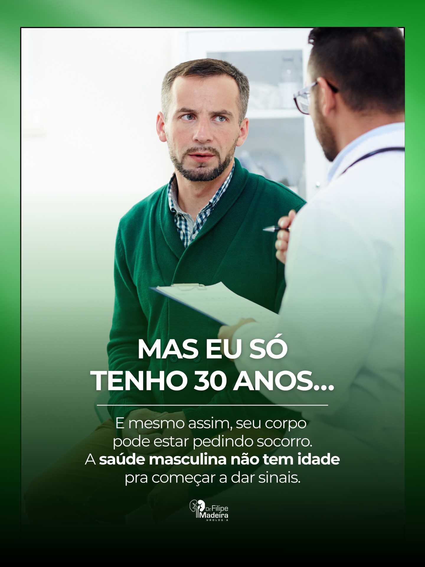 E mesmo assim, seu corpo pode estar pedindo socorro.
A saúde masculina não escolhe idade. Muitos homens jovens já apresentam sinais claros de desequilíbrios por causa do ritmo de vida atual.
Fatores como:
❌ Noites mal dormidas
❌ Estresse contínuo
❌ Excesso de responsabilidades
❌ Sedentarismo
❌ Ansiedade
❌ Alimentação inadequada
❌ Alterações hormonais precoces
… são suficientes para impactar libido, ereção, disposição, humor e concentração, muito antes dos 40 (Endocrine Society, 2018).
É um erro acreditar que “sou novo demais pra ter isso”. O corpo responde ao estilo de vida, e não ao número no RG.
Não é velhice. É desequilíbrio. E todo desequilíbrio pode e deve ser investigado.
Quanto mais cedo você procura ajuda, mais rápido recupera sua vitalidade.
📲 Agende sua consulta com um urologista