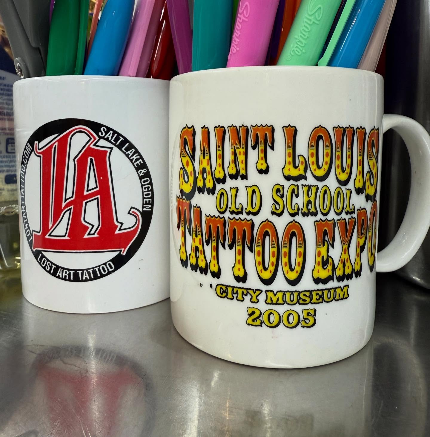 Cleaning the station this morning, reminiscing of conventions past… who was at the St. Louis show in ‘05? That show was sooo much fun, the city museum (if you’ve never seen it you’re missing out), the camaraderie, the caliber of artists, man it just isn’t like that anymore…. Lyle and Bill took care of us! I remember the museum is like real life chutes and ladders. One of the ladders came up under the table at the back of my booth so every once in a while some small child would pop out of under the table scared and confused. At the time I was annoyed, but looking back what a great time that was… if you were there please share a memory!