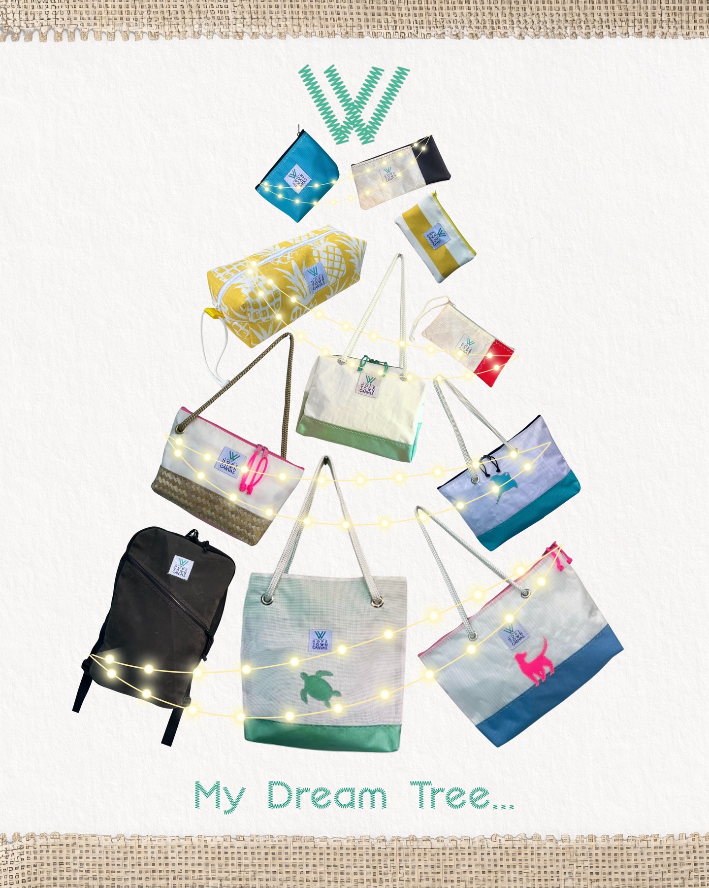 All I want for Christmas is… W Sailbags!
(p.s…. All of these Sailbags are available on wsailbags.com… link in bio.)