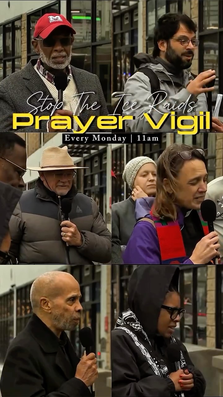 Stand in solidarity. Stand in prayer.🕊️
FUMCOG continues to join community leaders for Monday prayer vigils at 11 AM to stop ICE raids led by @senatorarthaywood .
📍 ICE Office — 114 N 8th St, Philadelphia
🚘 Pastor Alisa is offering rides + info: 267-405-1383
Your presence matters. ✊🏽💛