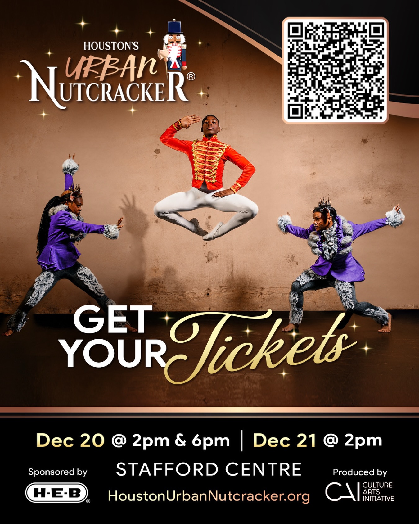🚨 JUST THREE TICKETS LEFT!!
This is your moment! Don’t wait, don’t hesitate, once they’re gone, they’re GONE.
✨ Celebrate the holidays with Houston’s most anticipated cultural production.
✨ Experience an all-new show filled with heart, culture, and community.
🎄 Get your tickets NOW at HoustonUrbanNutcracker.org before we sell out!
💙 Thank you, Houston, for your incredible support!
*Prince Hightowers appears courtesy of the Houston Ballet Academy.
📸 @capturedbymichy
#HoustonUrbanNutcracker #AlmostSoldOut #LastChance #HoustonEvents #HolidayInHouston #SupportTheArts #UrbanNutcracker