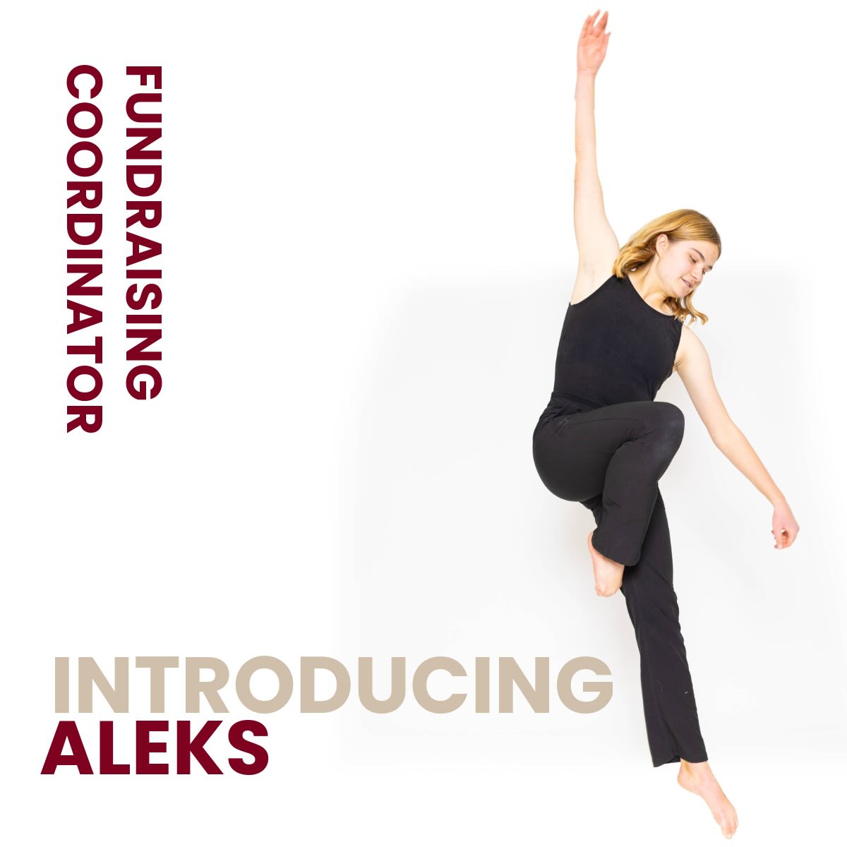 Our next spotlight is on Aleks, who is our fundraising coordinator! She helps us build community connections, supports fundraising initiatives, and ensures RDP has the resources to keep doing what we love. Aleks is in her third year of biology and psychology at UW. Some fun facts about her:
🩰 Favourite dance style: ballet and modern
🥧 Favourite food: chicken pot pie
✨ Favourite thing about RDP: the people! And the performance opportunities!