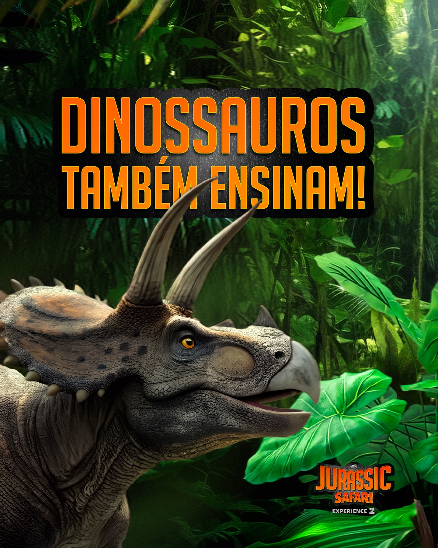 O fascínio pelos dinossauros vai muito além da diversão 🦖
Eles estimulam curiosidade, imaginação e o interesse das crianças pela ciência, tudo de forma leve e natural.
No Jurassic Safari Experience, esse aprendizado acontece ao vivo, com emoção, movimento e interação real.
🎟️ 8 de fevereiro • Espaço Unimed • Única apresentação
👉 Garanta seu ingresso no link da bio
📍 Local: Espaço Unimed – São Paulo
📅 Data: 08 de fevereiro
⏳ Duração: 60 minutos + 15 min de intervalo
👤 Classificação: Livre (menores de 12 anos acompanhados pelos pais ou responsável)
🔸 Crianças a partir de 2 anos são pagantes.
#jurassicsafariexperience #jurassicsafari #dinossauros #sp #teatroemsp #aventurajurassica #fever #espaçounimed #passeioemfamilia #dicasdesaopaulo