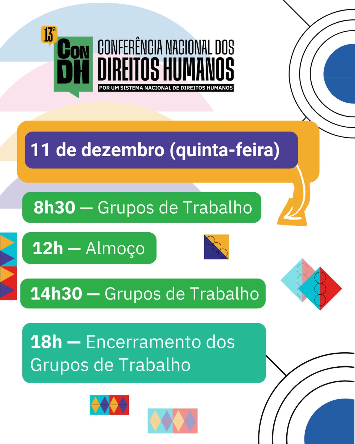 A conferência começou ontem com muita força e participação social e hoje seguimos firmes!
O segundo dia é totalmente dedicado ao aprofundamento dos debates nos 18 Grupos de Trabalho, que são o coração do processo.
É nesses espaços que as propostas vindas dos estados, das conferências livres e da etapa digital ganham forma, se consolidam e avançam.
Cada GT aprofunda um tema central dos direitos humanos desde o enfrentamento às violações até a construção do Sistema Nacional de Direitos Humanos.
O que surge em cada diálogo segue para a plenária e influencia políticas públicas.
É a democracia acontecendo por dentro, na prática, no diálogo e na construção coletiva. ✊🏽💙
#13ConDH #SistemaNacionalDeDireitosHumanos #DemocraciaViva