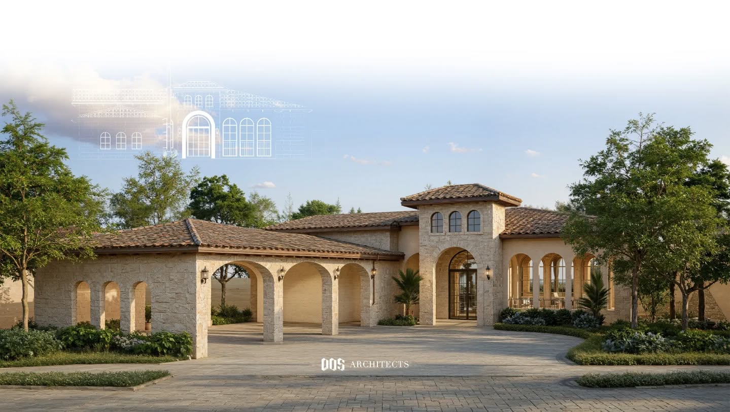 Where Hacienda soul meets Country warmth.
Stone meet arches in one timeless home
