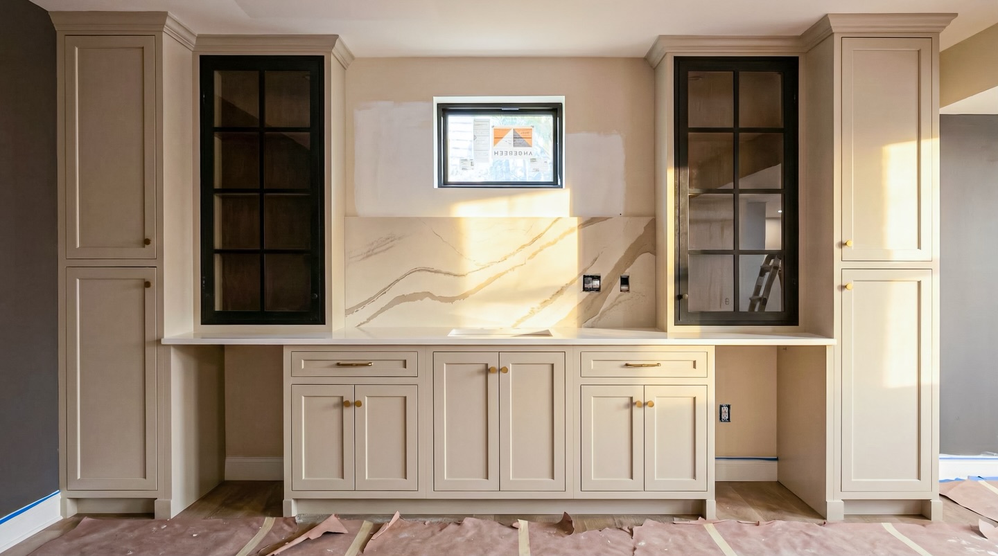 Countertop install today at our State College project. Almost there…