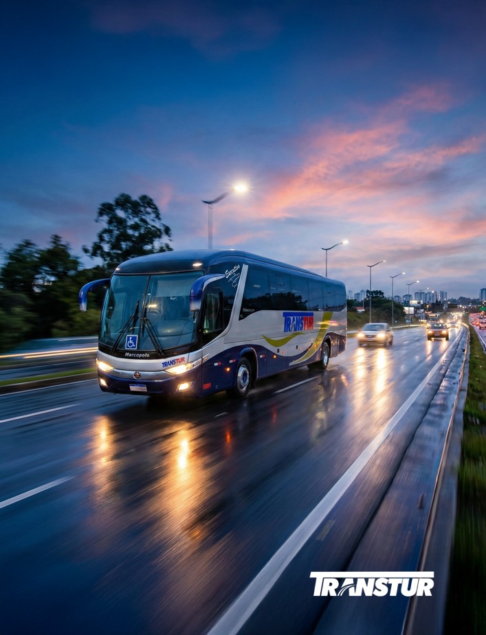 ✨ Viajar com segurança, conforto e pontualidade faz toda a diferença.
Na Transtur Turismo, cada trajeto é planejado com responsabilidade e dedicação para oferecer a melhor experiência em transporte fretado de passageiros.
🛣️ Ônibus modernos, equipe qualificada e um compromisso diário com a excelência.
Seja para viagens corporativas, turismo, eventos ou transporte contínuo, estamos prontos para levar você e sua equipe, amigos ou família com tranquilidade, segurança e confiança.
🌟 Transtur Turismo — Sua melhor escolha na estrada.