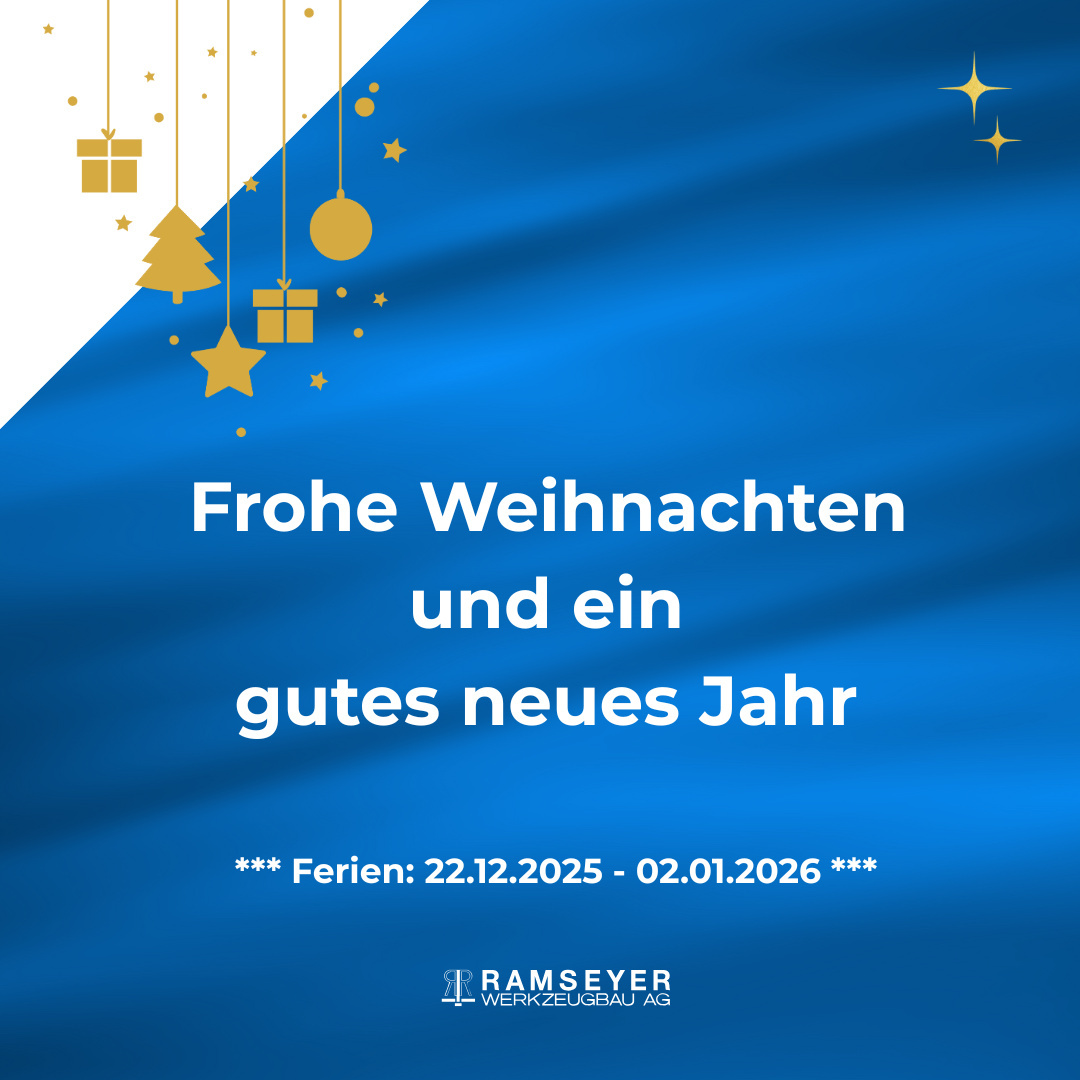 Frohe Weihnachten und ein gesegnetes neues Jahr! Möge das kommende Jahr für Sie viele glückliche Momente und viel Erfolg bereithalten. Wir schätzen Ihre Zusammenarbeit und danken Ihnen herzlich für Ihr Vertrauen! 🎄🌟
#weihnachten #adventszeit #ramseyerwerkzeugbauag