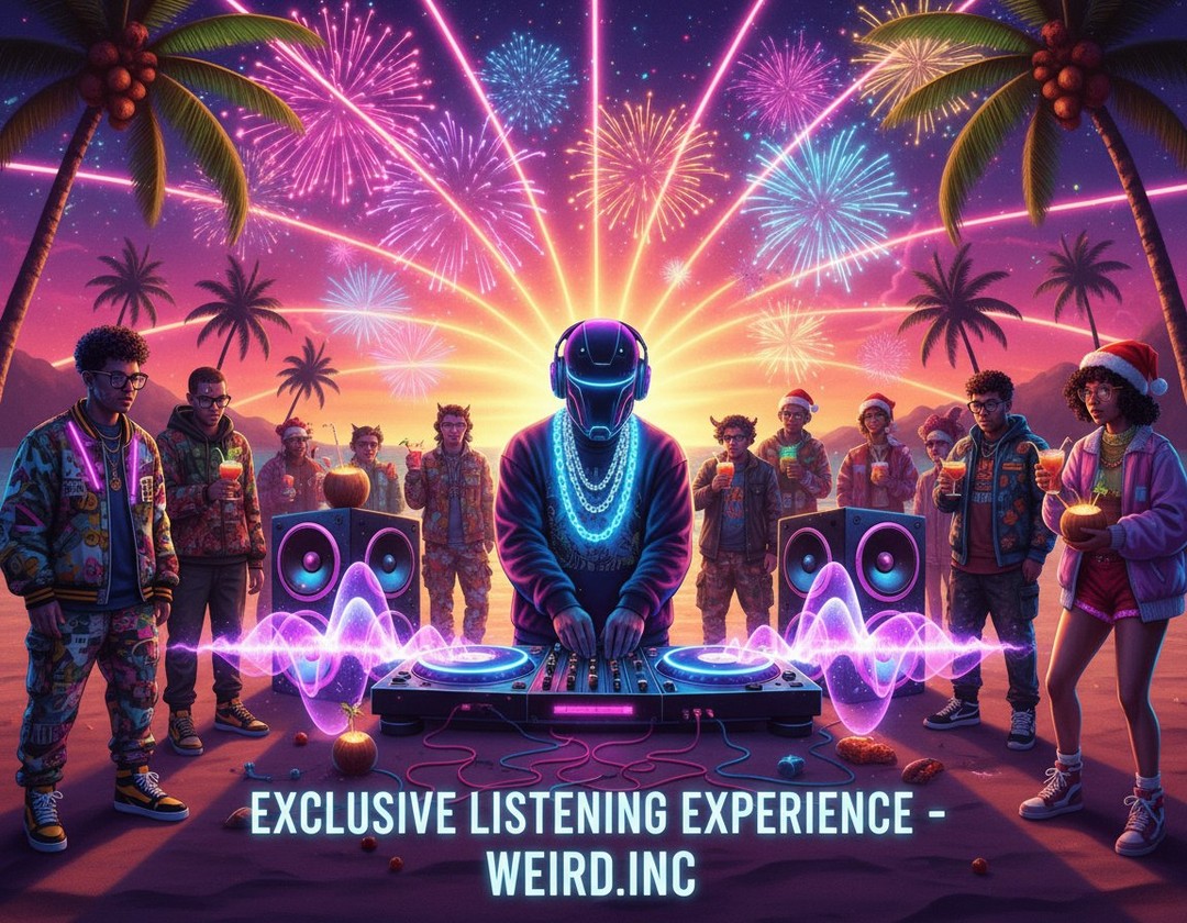 Ready for a listening party like no other?
Weird.inc is dropping a brand new track and YOU get first dibs on the full experience. Imagine a sunset beach, neon lights, and a crowd of bold, creative minds vibing to fresh sounds. Every beat is built by and for our neurodivergent fam.
Want in? Hit the link, grab your spot, and let’s make this release unforgettable.
See you in the soundwaves. 🌴🎧
https://wearemadcat.com