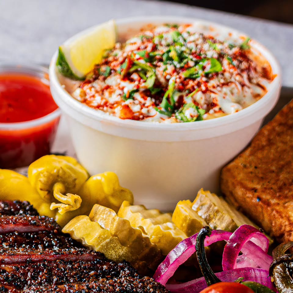 Now! Elote back on the menu with BBQ or as a side. Available tomorrow elote entero (whole cob)