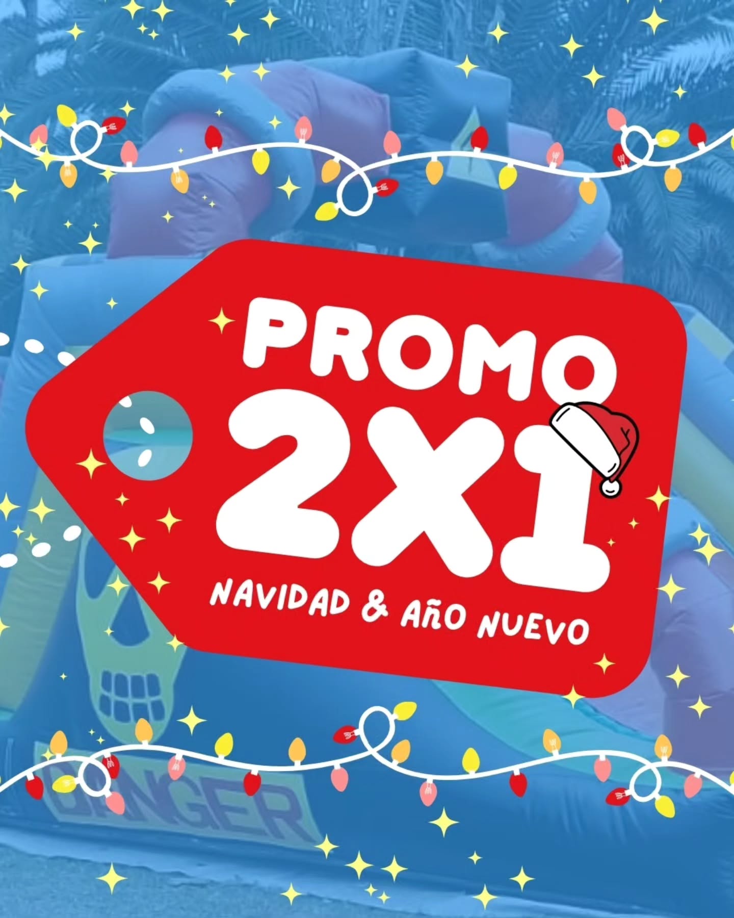 🎁 PROMO 2x1 para Navidad y Año Nuevo
Sí, dos días al precio de uno.
Sí, es real.
Sí, quedan pocos cupos 😅🔥
Elegís el inflable → Te lo llevamos → Lo disfrutás dos días completos → Pagás uno solo.
📲 Mandanos un mensaje y te contamos cuál inflable queda para tu fecha.
#inflables #alquilerdeinflables #navidad #añonuevo #promoinflables