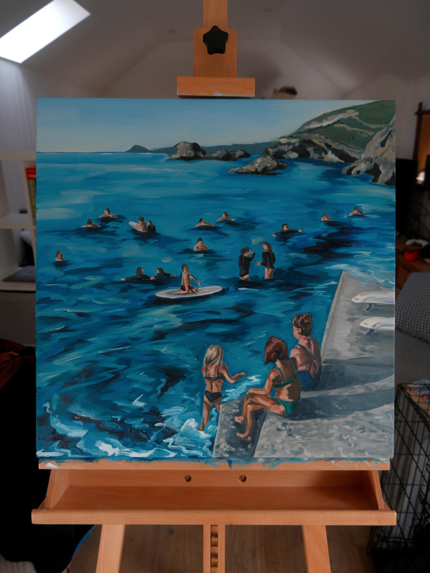 Another Summer Sea Swim (2025) oil on canvas, 56x56cm
#art #artist #artwork #paint #painting #painter #oilpaint #oilpainter #oilpainting #seascape #seascapepainting #cornwall #summer #summerpainting #paintingsofinstagram #paintingoncanvas #canvaspainting #artistsofinstagram #foryou #fyp