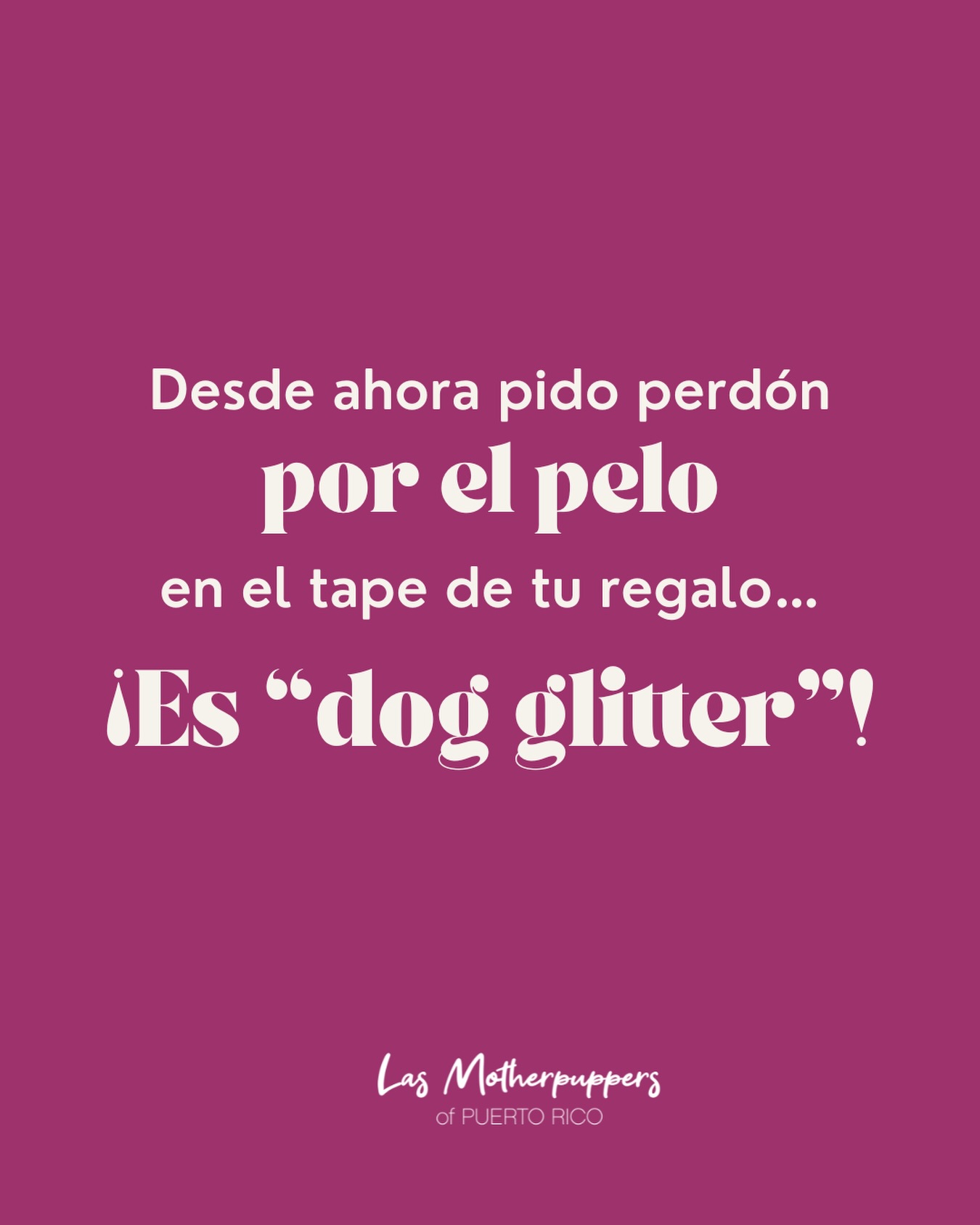 ¡Advertidos están! 🤣🐾🎄🎁 ¿Te sientes identificada? Dale SHARE!
🛒www.dogmomsofpr.com
#dogmomsofpr #dogmomquote #lasmotherpuppers #navidadesenpuertorico #puertorico #dogsofpuertorico #christmasgifts #dogmomclub