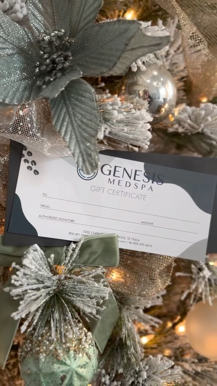 Last week before we are CLOSED for Christmas!!❤️ send Santa in to check off your Christmas list📝🎅🏻
5302 114th St. | 806-401-0460
www.genesismedspatx.com