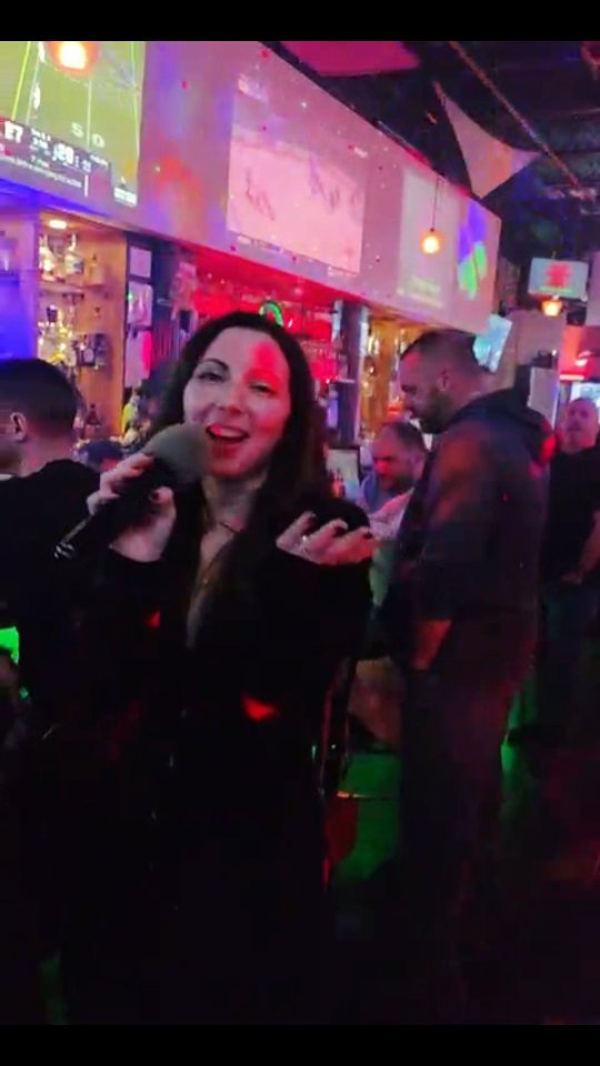 If you are shy to sing in stage? Sing anywhere including your seat.