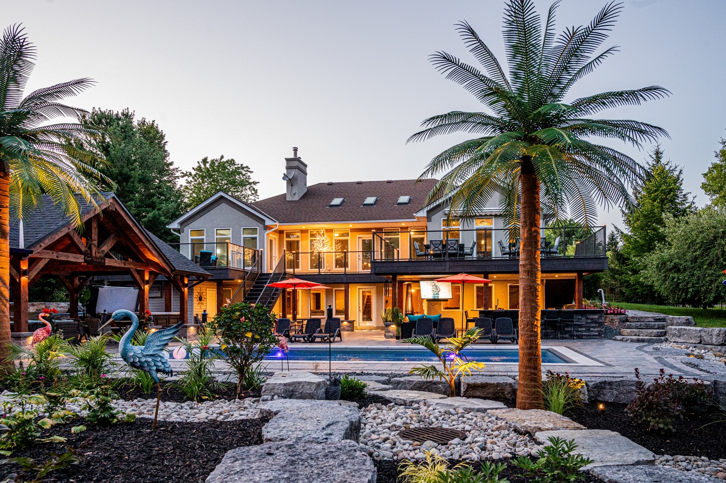 Escape to Port Paradise🌴
Your ultimate retreat awaits in the charming village of Port Ryerse, just steps from Lake Erie. Recharge, reconnect, and experience a space designed for romance, celebrations, corporate stays, family getaways, or custom wellness/fitness retreats. ✨
Accommodations for up to 10 guests and luxury perks including a personal chef, pool, hot tub, gym, sports court, fire pit, and outdoor kitchen & bar. Close to stunning beaches, golf, wineries & breweries.
Contact Jeanne @port_paradise_events to start planning your dream Norfolk County escape!🥂
#PortParadise #NorfolkCounty #LuxuryRetreat #blogNorfolk