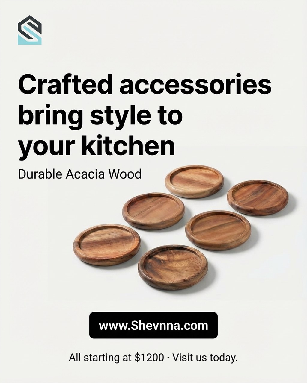 The little details are what make a home feel intentional ✨
This set of six handcrafted acacia wood coasters brings warmth, texture, and quiet luxury to your table — each piece showcasing rich, natural wood grain that’s completely unique.
Designed to protect your surfaces while elevating your everyday moments — coffee, cocktails, conversations.
Tap into timeless craftsmanship.
👉 Visit shevnna.com
🔗 Link in bio 🏠✨🛋️