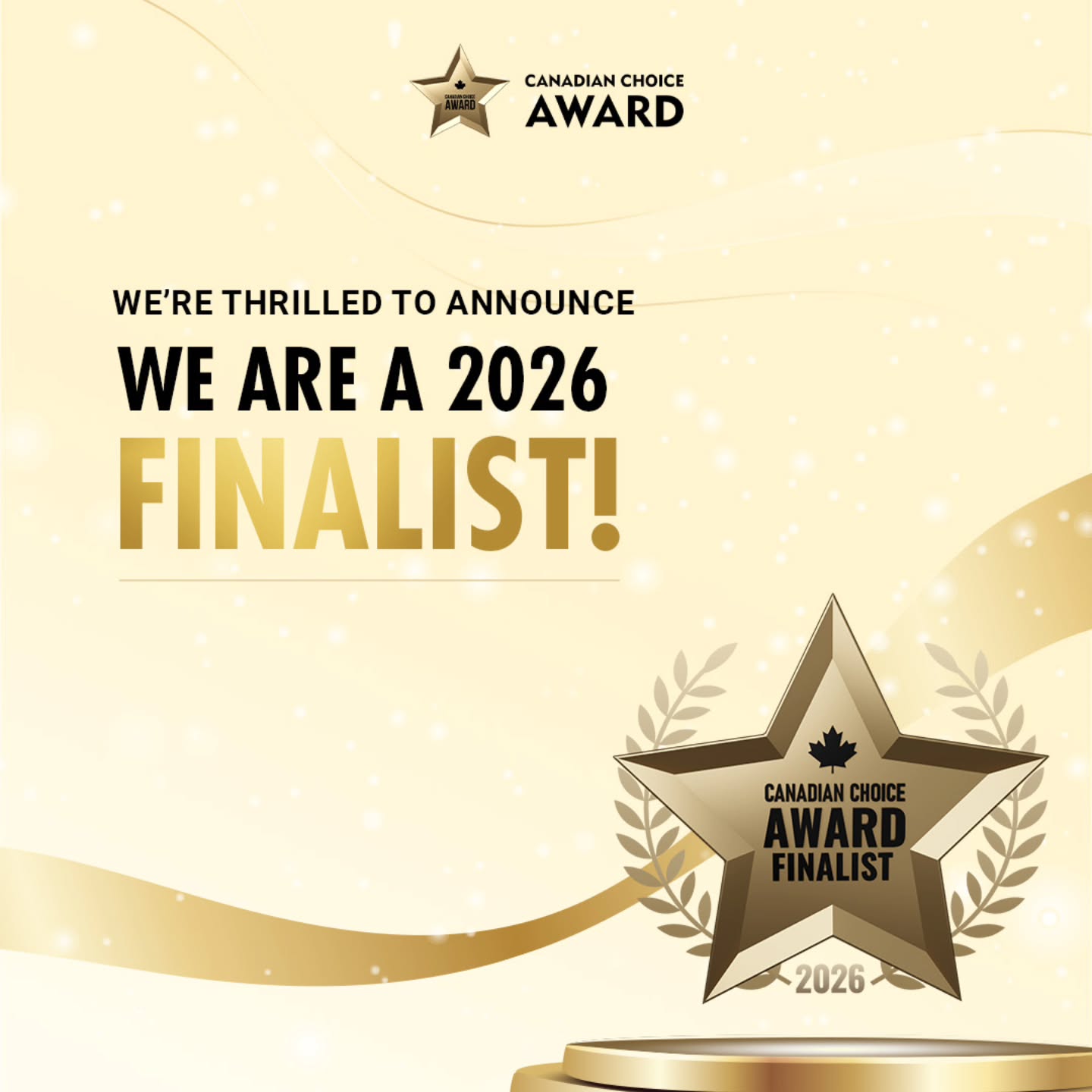 So excited to be a finalist for the 2026 awards ❤️#canadachoiceawards