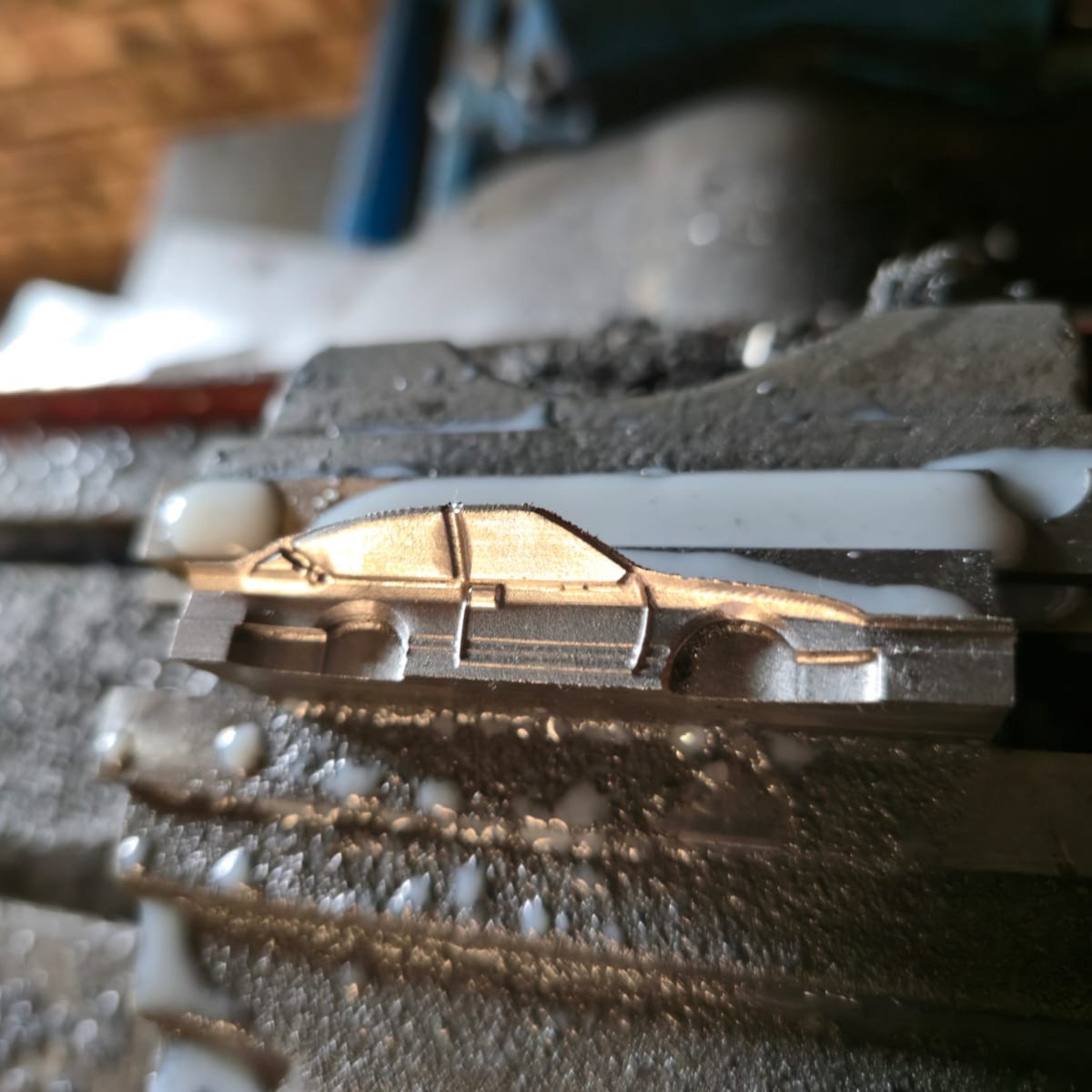 A week of solid progress manufacturing the moulds for our first release, coded P0001. We should be able to run test castings this weekend. #ikonikar #164diecast #164scalediecast #madeinsouthafrica