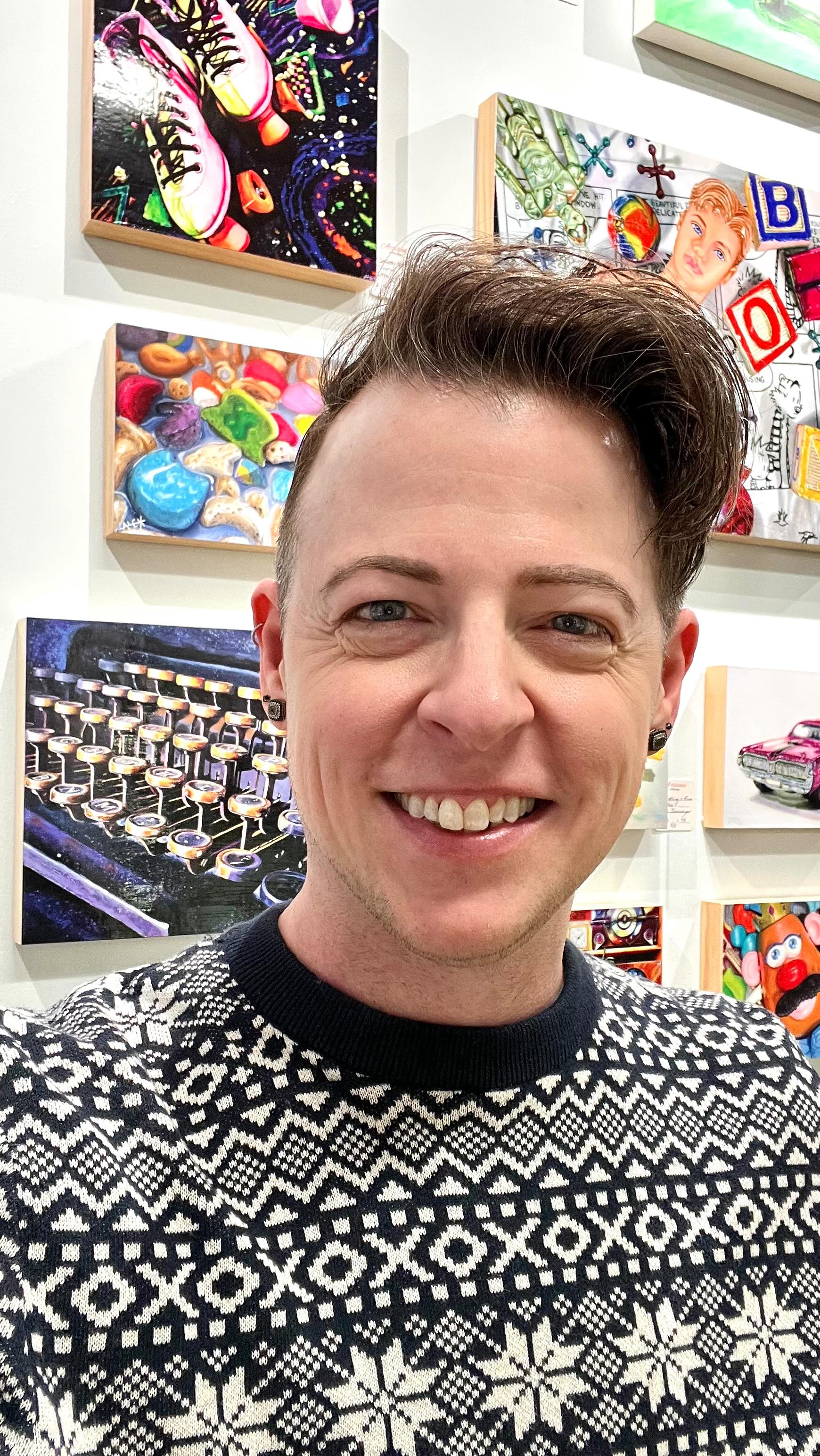 Do your holiday shopping with US at Artisans in the Loop!!! Support LOCAL ARTISTS & SMALL BUSINESSES! #artisansintheloop #stlouis #delmarloop #shoplocalstl #alexjohnmeyerart