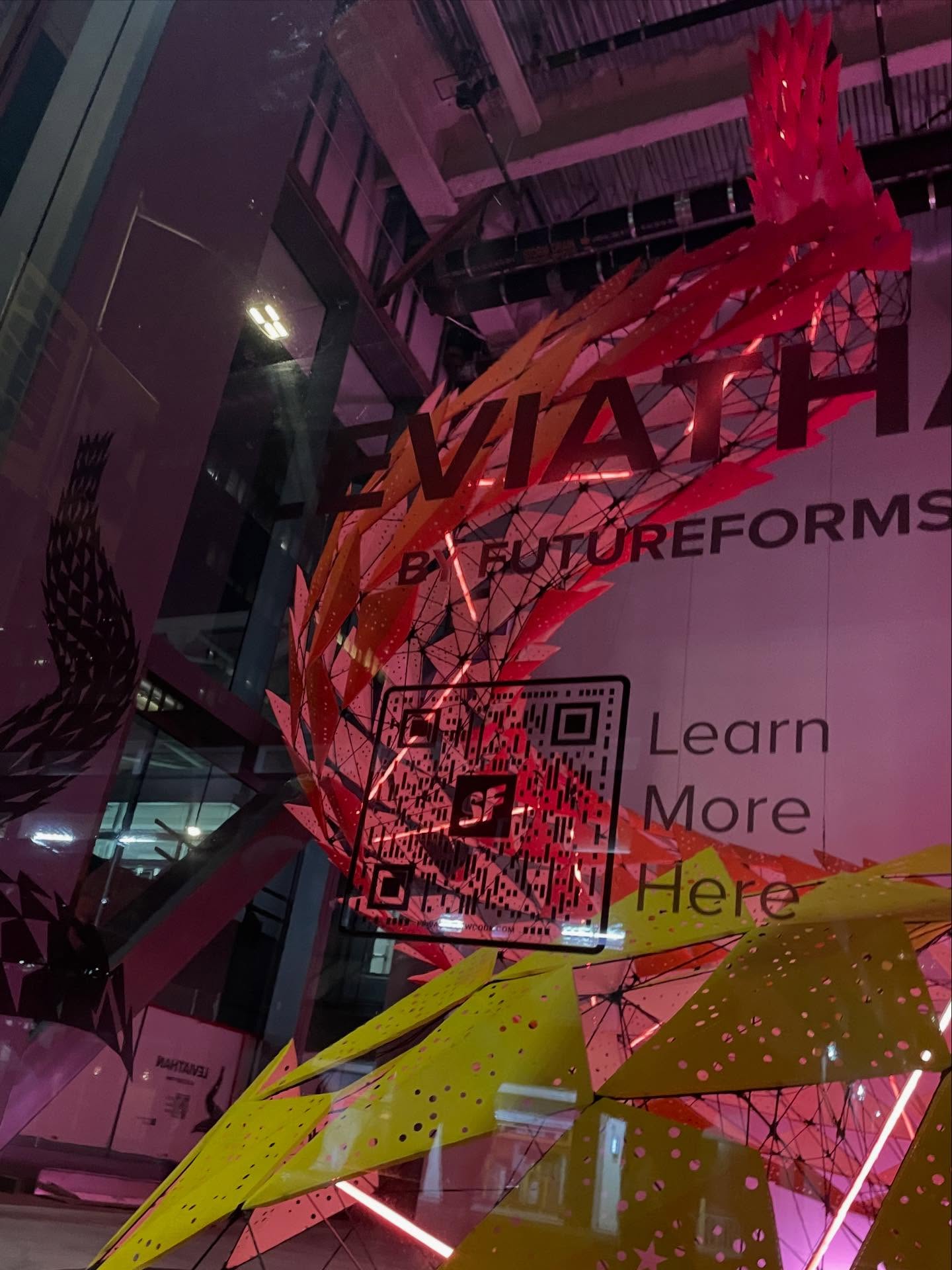 Very cool sculpture near @fanexposf @school_psych_gamer @futureformslab #leviathan