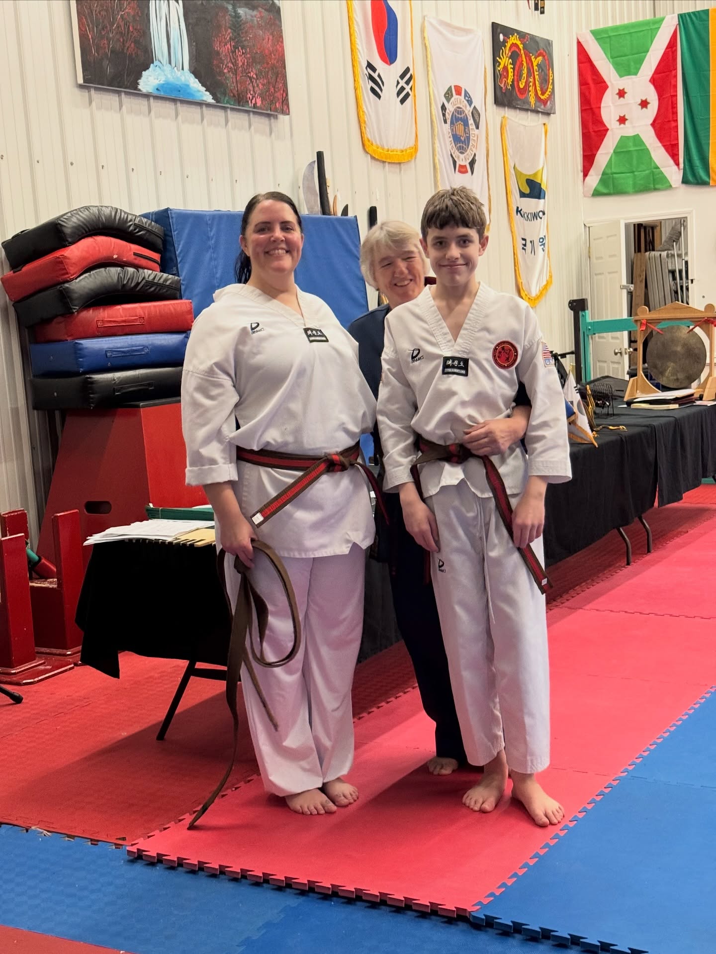 We made it to Brown Red Belt!
We tested on Saturday and had belt promotion last night ♥️🖤
Order at our school (what’s left for us):
Red
Red High
Deputy Black (6months)
Black Belt
& beyond
@lonniematthews11