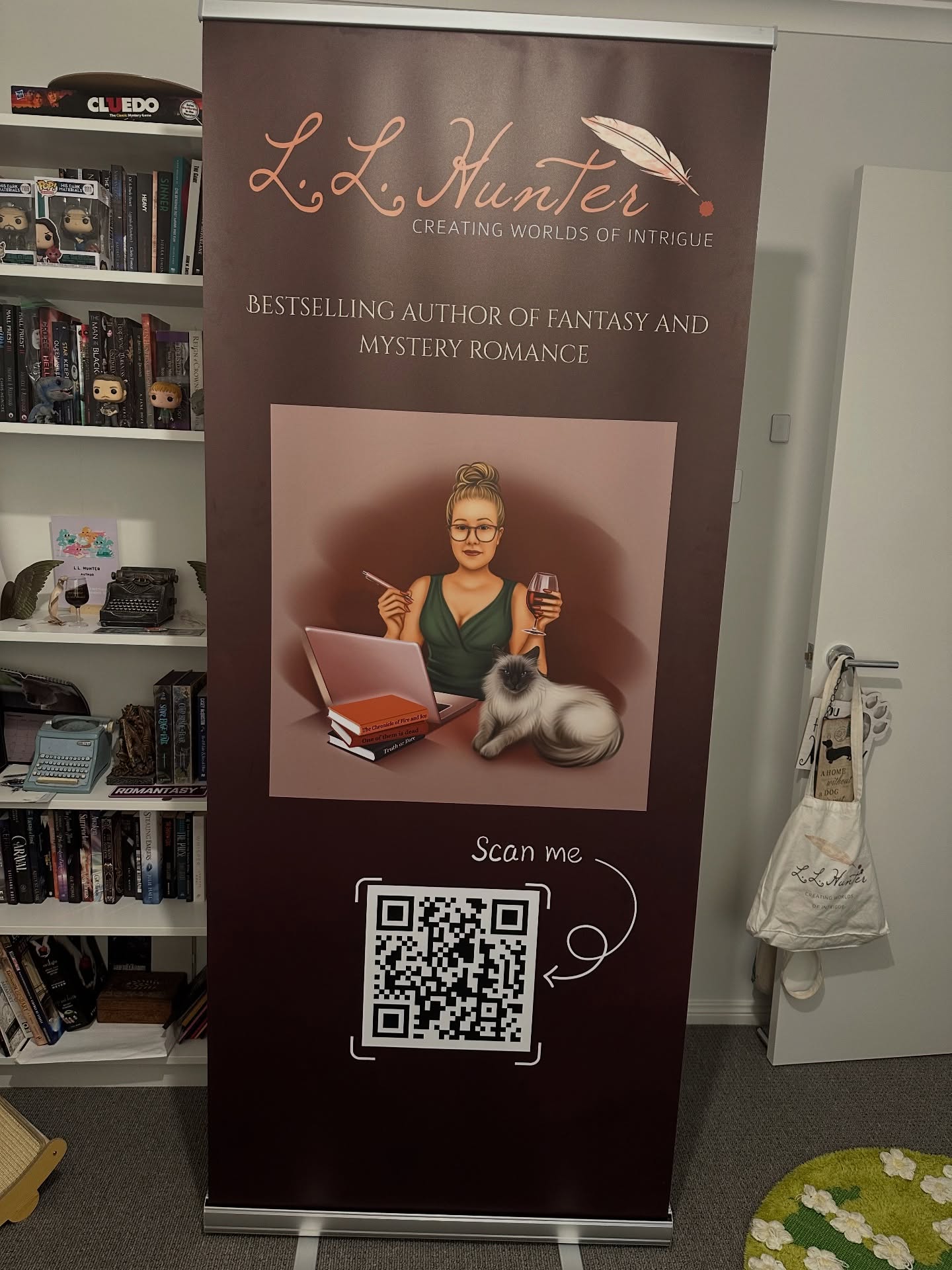 My new event banner is here! With an improved stand and bag for ease of travel. (Boy did i hate those previous ones!)