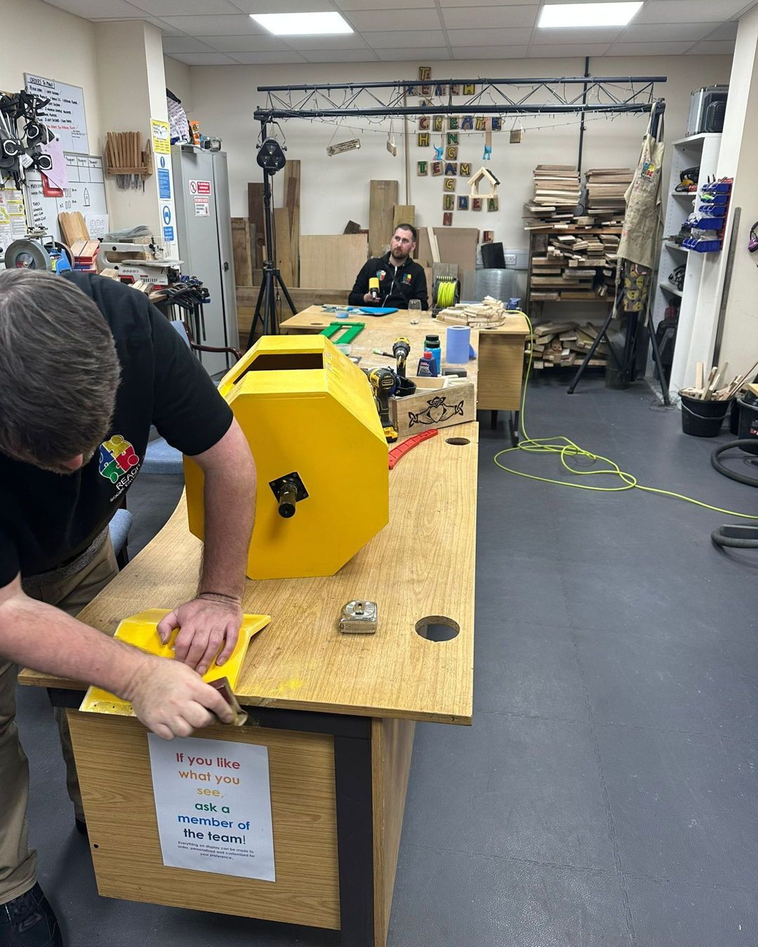 Trev and Aiden have been getting stuck into some new workshop projects, building skills, confidence, and teamwork along the way 😎
Every day at Reach is another chance to learn, create, and change perceptions of adults with learning disabilities.
Find out more about our mission - link in bio.
#SocialEnterprise #Southampton #Hampshire #LearningDisabilities #LearningDisability #SouthamptonBusiness #Charity