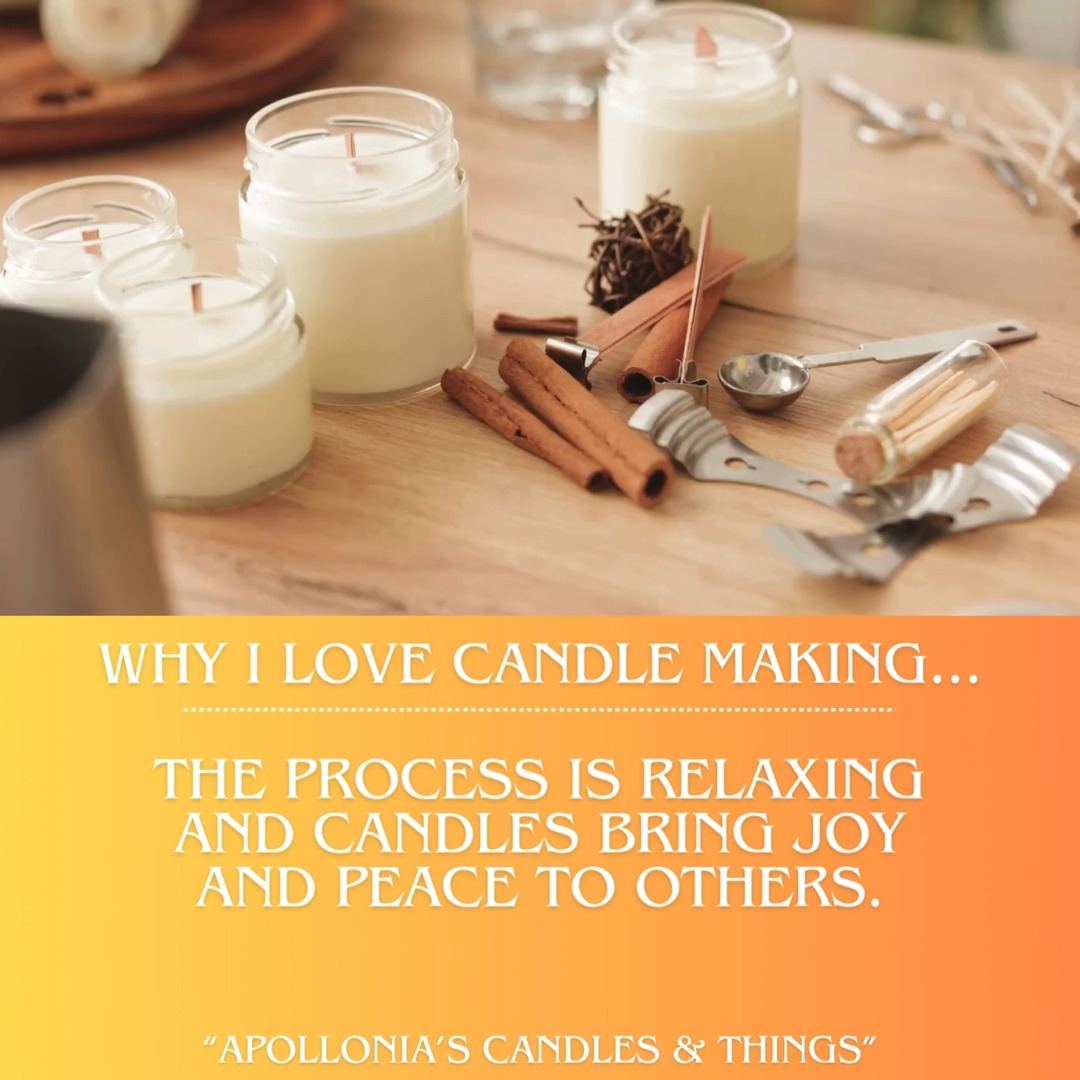 Being able to do what you love is rewarding and fulfilling! It brings #purpose, #joy, and a #sense of accomplishment that goes beyond any paycheck!
#lovewhatido #candlemaker