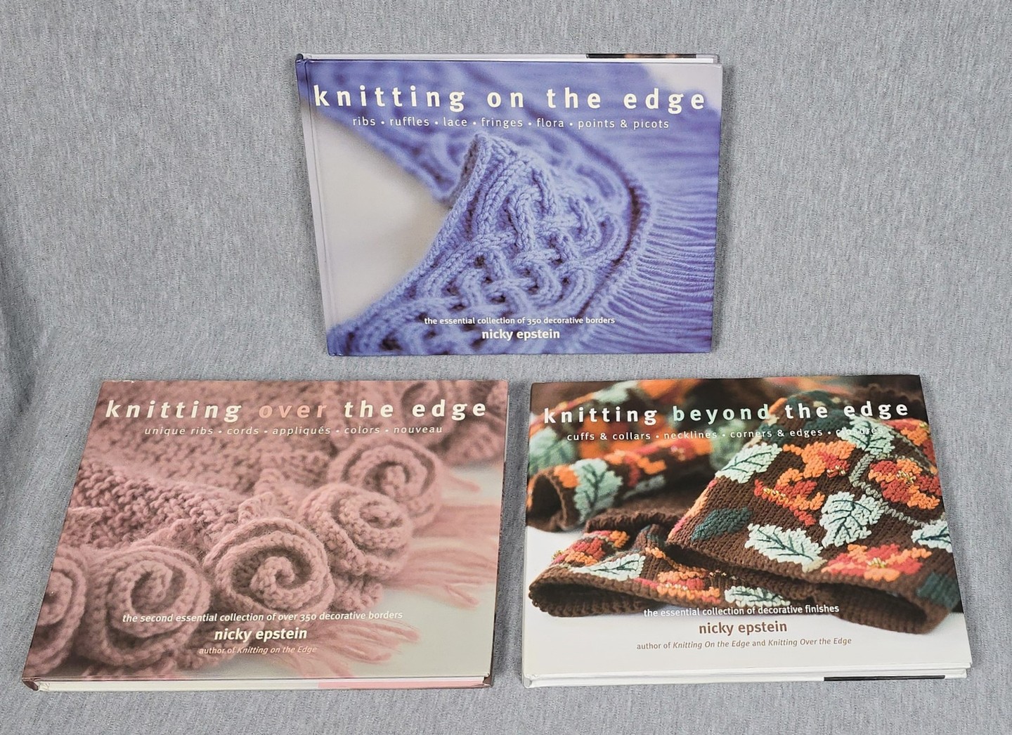This three-book knitting bundle is a creativity boost in book form. Knitting on the Edge, Over the Edge, and Beyond the Edge gather hundreds of borders, trims, and inventive details that can turn any project into something special. It also makes a fantastic gift for knitters who love exploring new textures and design ideas. You can find it at TiltedBooks.com.
#knitting #knitstagram #fiberarts #knittingbooks #yarnlove #craftbooks #makersgonnaMake #TiltedBooks