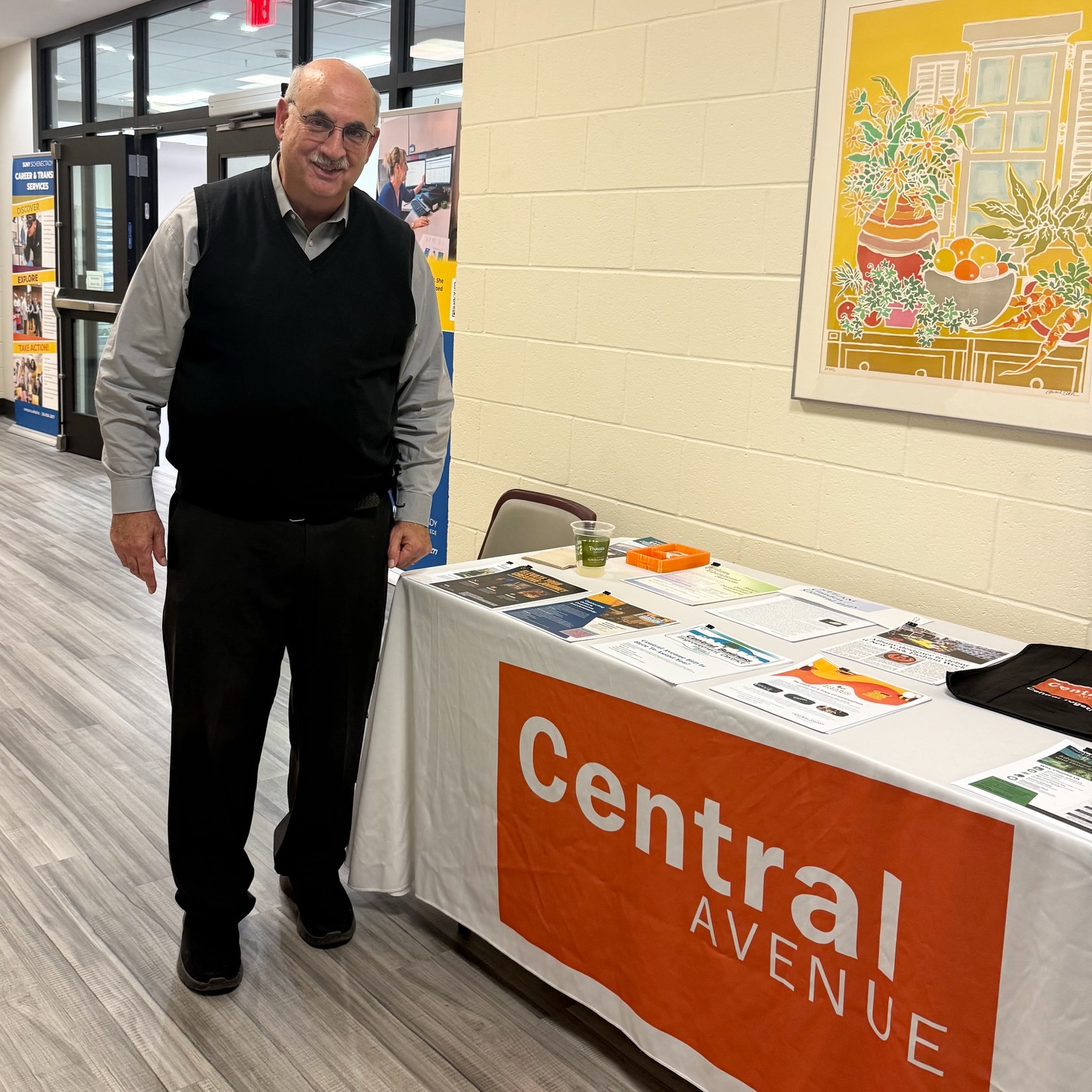 Yesterday, our Community Manager, Fred, represented the Central Ave BID at the SUNY Schenectady Internship & Job Fair. We met so many promising students and future professionals, thank you for stopping by!
