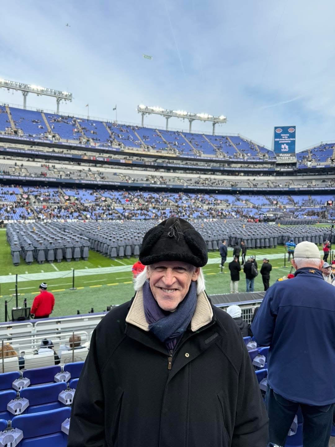 Incredible pageantry in Baltimore today for the 126th Army–Navy Game 🇺🇸 @armynavygame
A sea of young Americans—U.S. Army (@usarmy) and U.S. Navy (@usnavy) cadets and midshipmen—coming together to support their teams and honor a rivalry rooted in service and tradition.
I’m looking forward to an unforgettable (and cold!) game celebrating the very best of our nation!