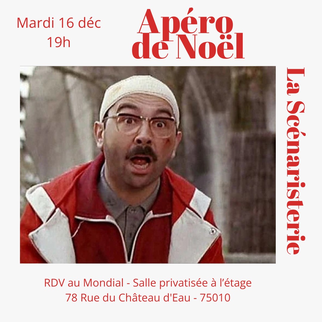 🎅 Mardi 16 décembre à partir de 19h, nous vous convions toutes et tous au bar Le Mondial pour l'apéro de Noël de la Scénaristerie 🎅
Car oui, il est temps de célébrer cette fin d'année ensemble avant de mettre nos écritures en veille et de se déconnecter (ou pas) pour les fêtes 🎉
Que vous soyez adhérent.e.s ou non, vous êtes toutes et tous les bienvenu.e.s.
Au programme : brève présentation de l'association, de nos futurs appels à résidence et rencontres-événements, petites annonces, et échanges conviviaux.
On vous donne donc rendez-vous dans un peu plus d'une semaine pour clore cette année 2025 en beauté !
A mardi 🎉