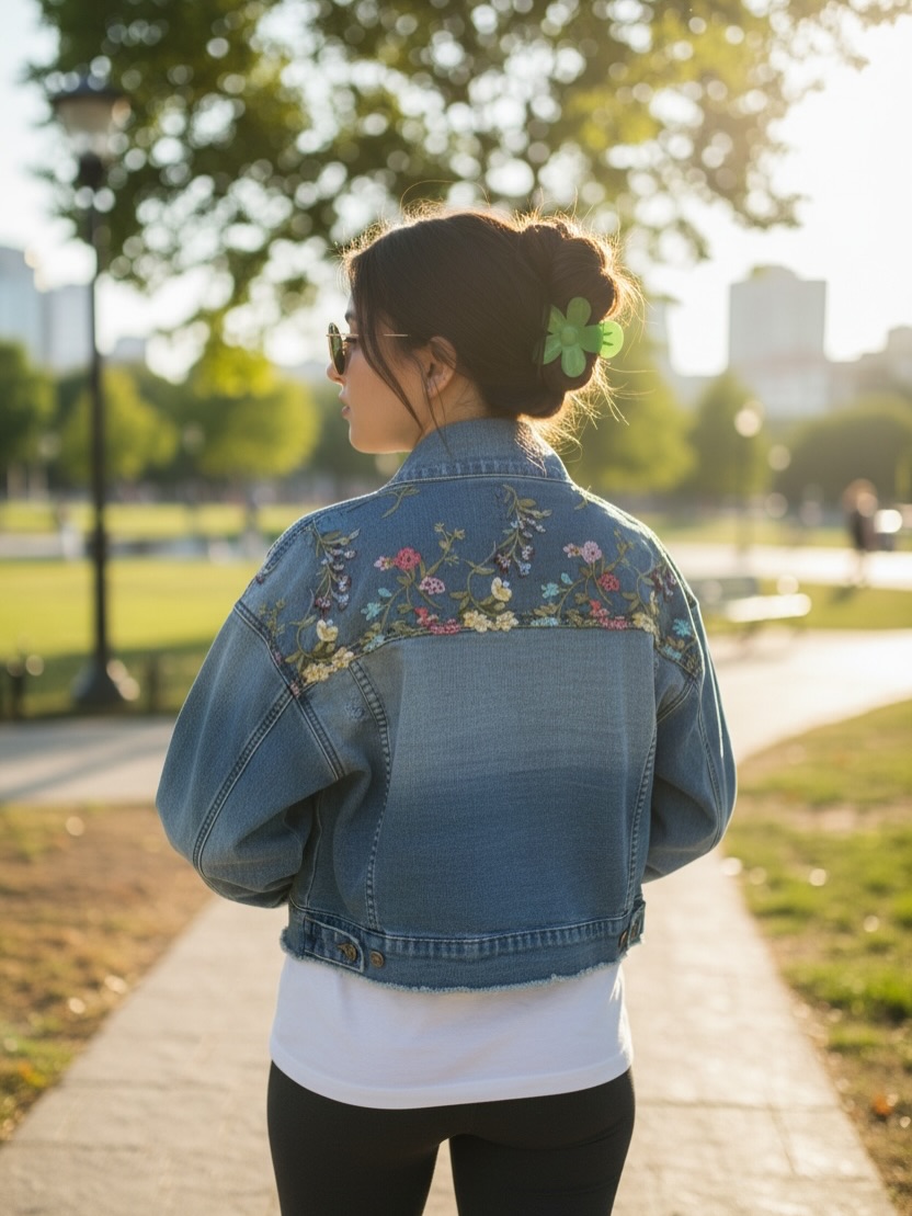 Already dreaming about warmer weather. Lace denim jackets now on sale!