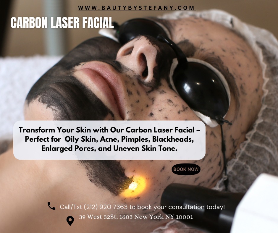Black Friday is here 💫
Unveil your glow with our Carbon Laser Peel — the ultimate skin reset.
✨ Smooth. ✨ Bright. ✨ Confident.
Book now and indulge in luxury skincare at Beauty by Stefany.
#BlackFridayBeauty #CarbonLaserPeel #BeautyByStefany #NYCGlow