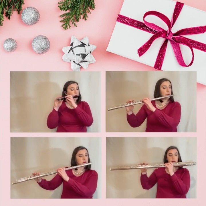 Today I hauled out my holly and finally finished decorating for Christmas! Here's one of my favorites from 2022 - We Need A Little Christmas 🎄#jollyfluteadvent2025 #weneedalittlechristmas #flutequartet #flutemusic #christmasmusic #adventcalendar