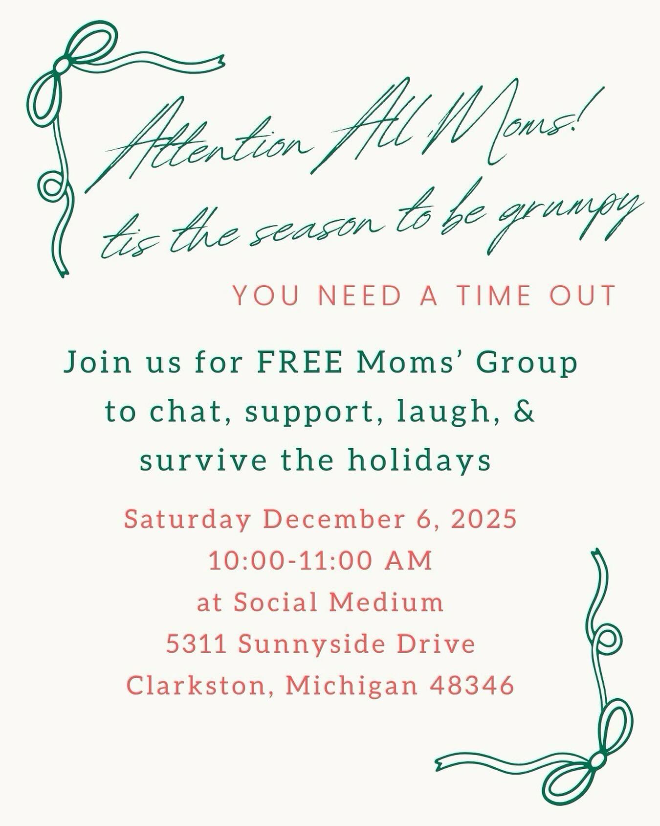 Mom group this weekend!