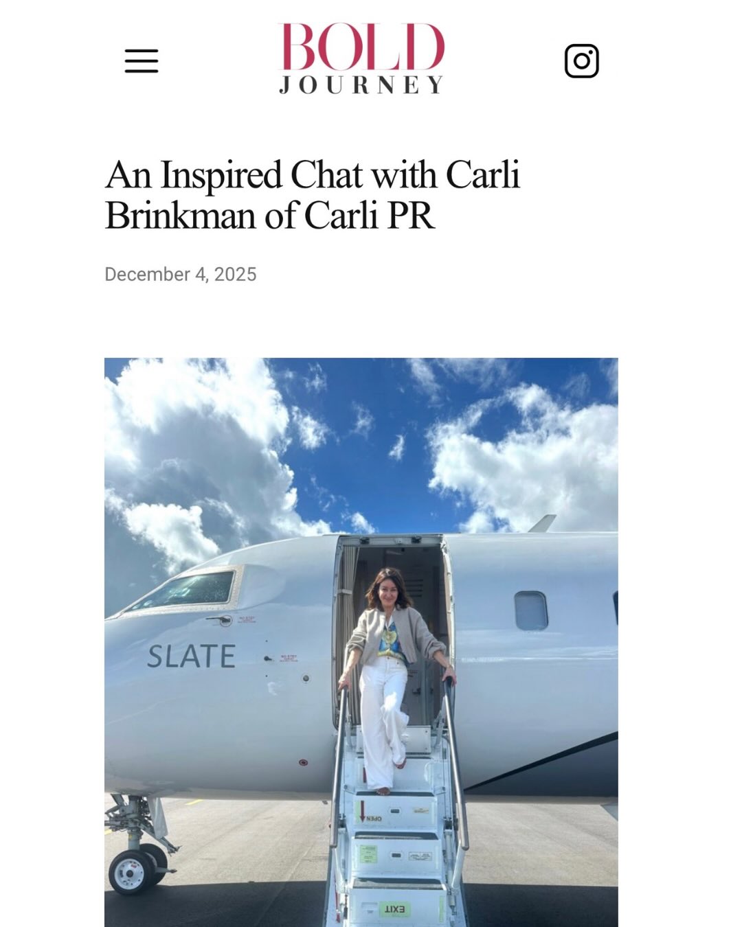 Thank you @boldjourneymag for giving me the opportunity to share these insights about my professional journey- the things I'm most proud of and the tough lessons I've learned along the way.
Read the full story at the link in my bio
#womeninbusiness #womenownedbusinessً #entrepreneur #publicrelationsagency #pragency #nyc #palmbeach #workingmom #femaleentrepreneur #ceo