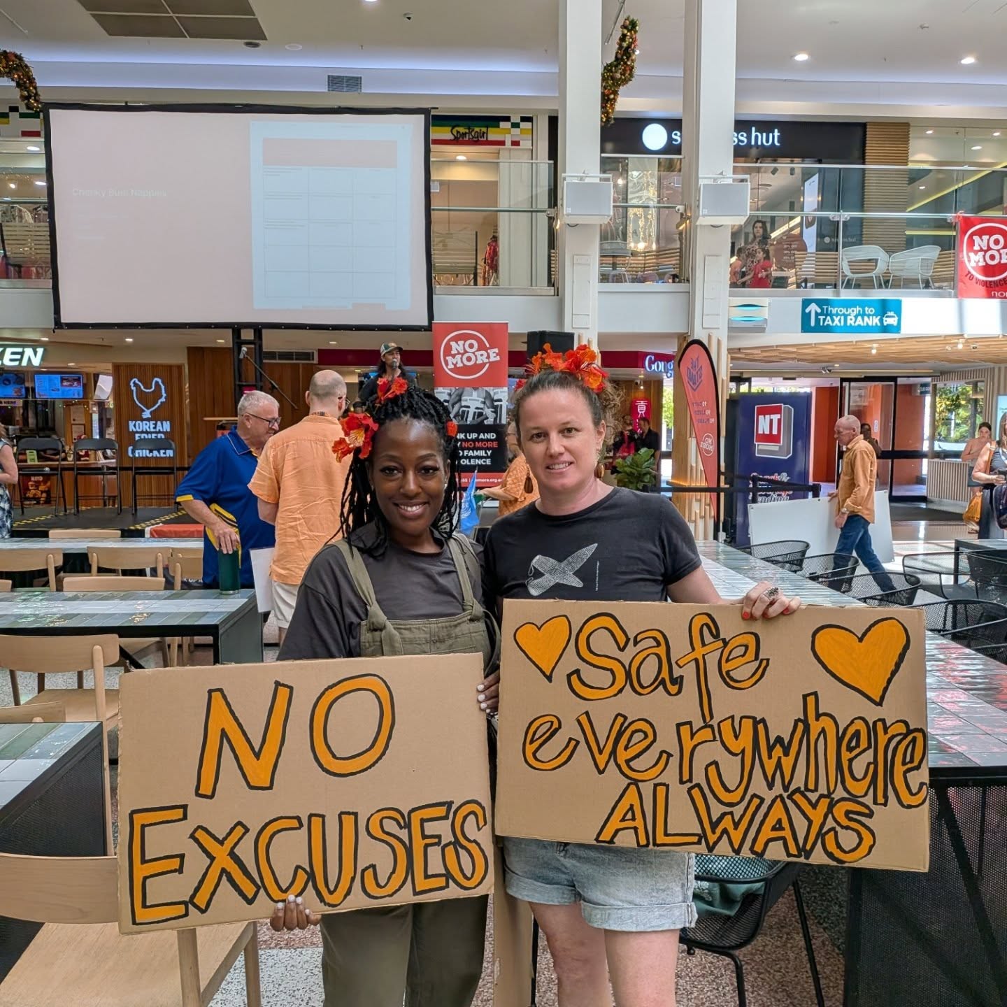 Galiwin’ku Women’s Space Stands Strong at the 2025 NO MORE March
🧡 16 Days of Activism Against Gender-Based Violence — Day 11 🧡
Galiwin’ku Women’s Space was proud to attend the annual @nomore.org.au March at Casuarina Square, walking alongside communities, advocates, and families to stand against domestic, family, and sexual violence.
This year’s march honoured the women who have lost their lives to violence in the Northern Territory and recognised the many actions created through THE STAND a reminder that real change begins when everyday people step up, speak out, and act for safety. As part of the 16 Days of Activism, the event celebrated the NT changemakers who are building safer communities right across the Territory.
The NO MORE Campaign, founded by Dr Charlie King AM and delivered by CatholicCare NT, continues to empower communities with practical, local solutions to end violence.
GWS was honoured to walk in solidarity remembering those we have lost and standing with those still fighting for safety, respect, and freedom from harm.
🧡 Safe. Everywhere. Always.
🧡 No violence. No silence. No excuses. 🧡
#NoExcuse #nomoreau #16Days